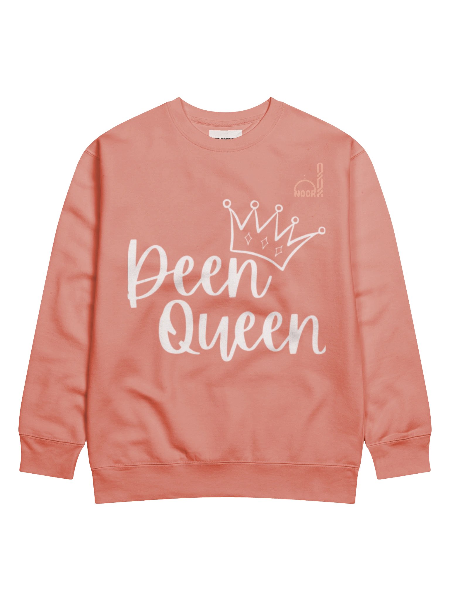 Noor 'Deen Queen' Ladies Premium Cotton Crew Sweatshirt product image (1)