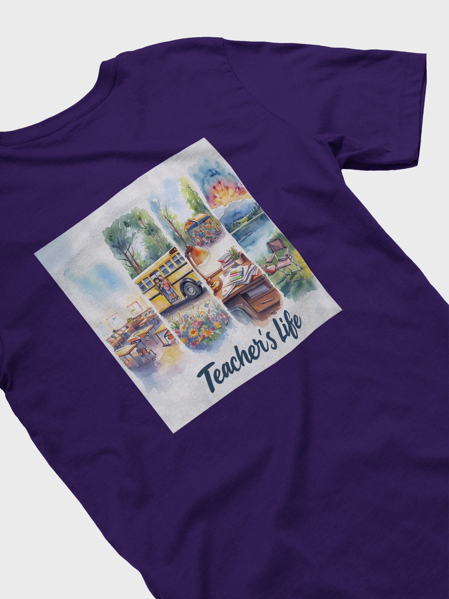Teacher's Life Apple Pocket Tee product image (4)