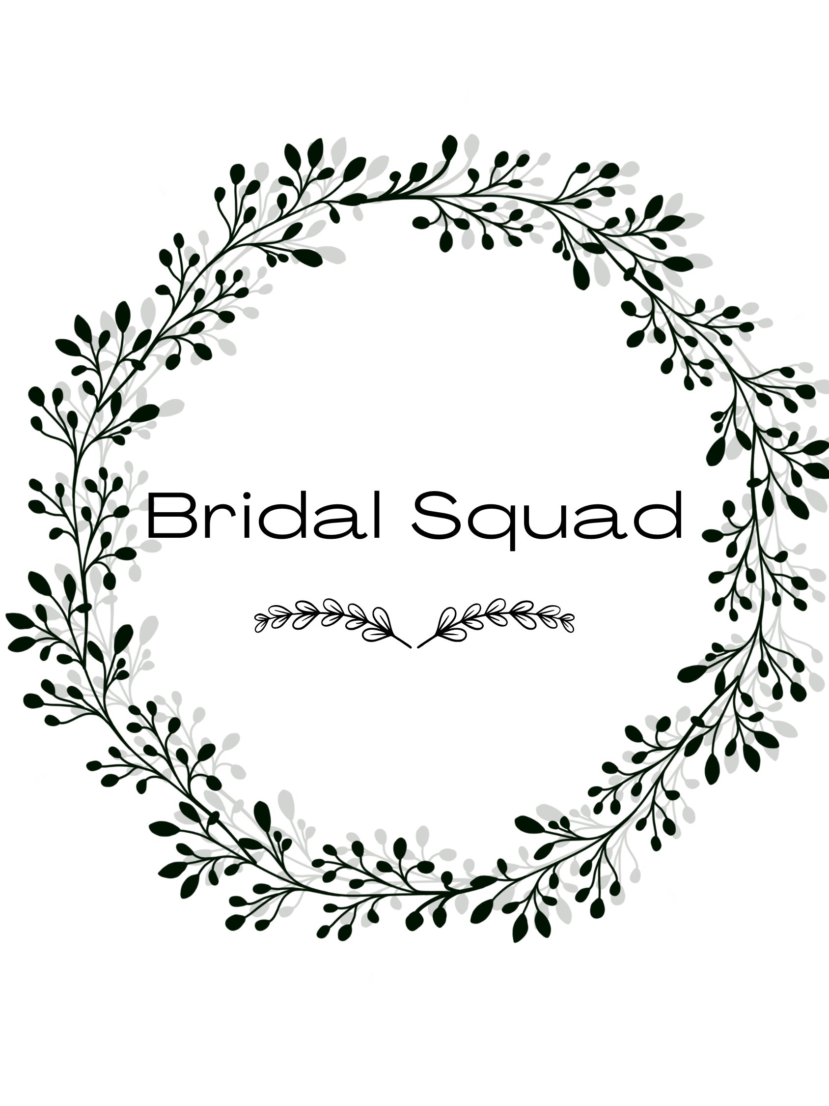 Bridal Squad 011 B&W Wreath Travel Mug product image (7)