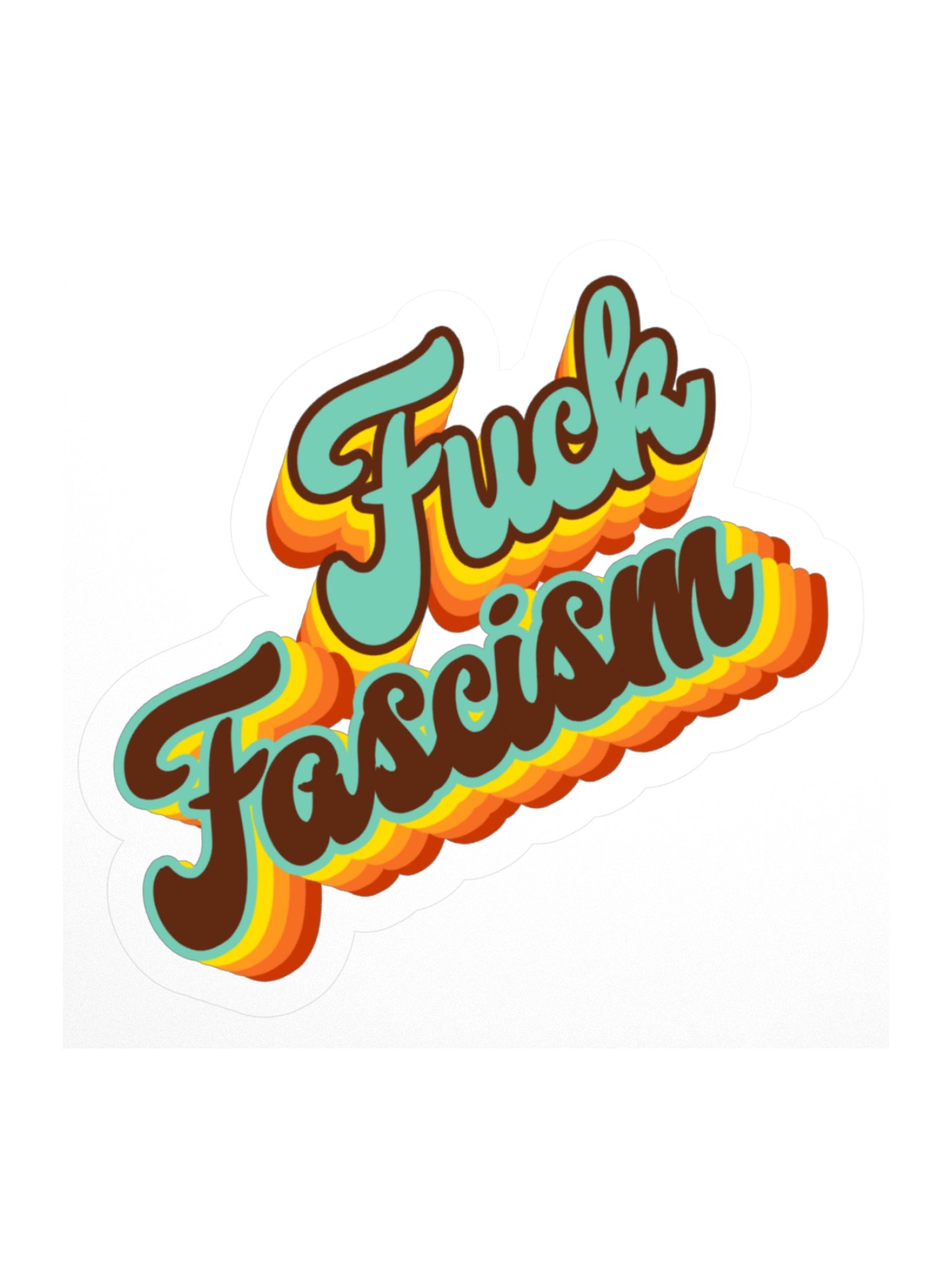 F*ck Fascism Vinyl Sticker product image (1)