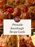 Sourdough Recipe Cards - BreadXBaker