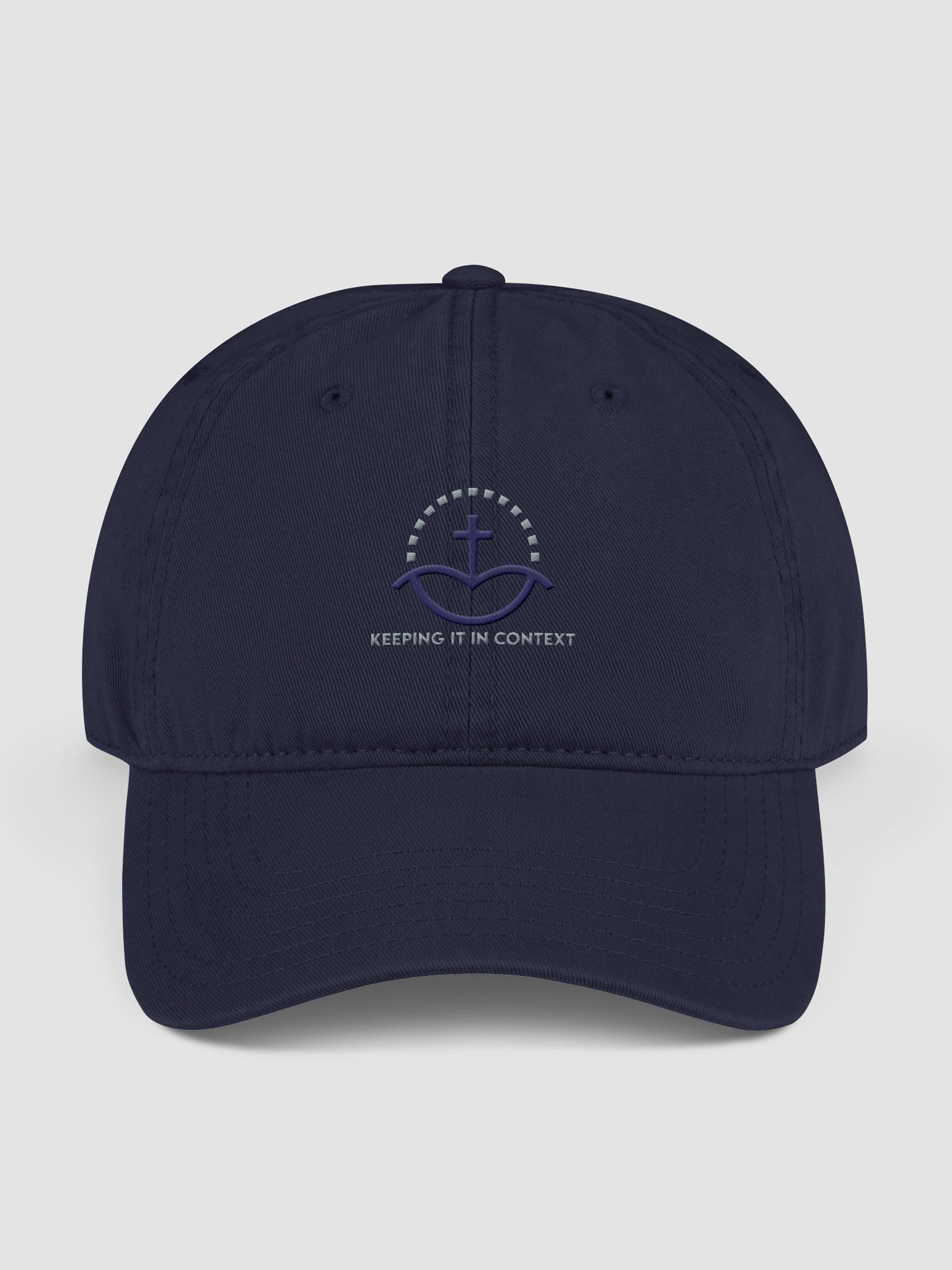 Keeping It In Context Blue and Grey Logo Cap product image (1)