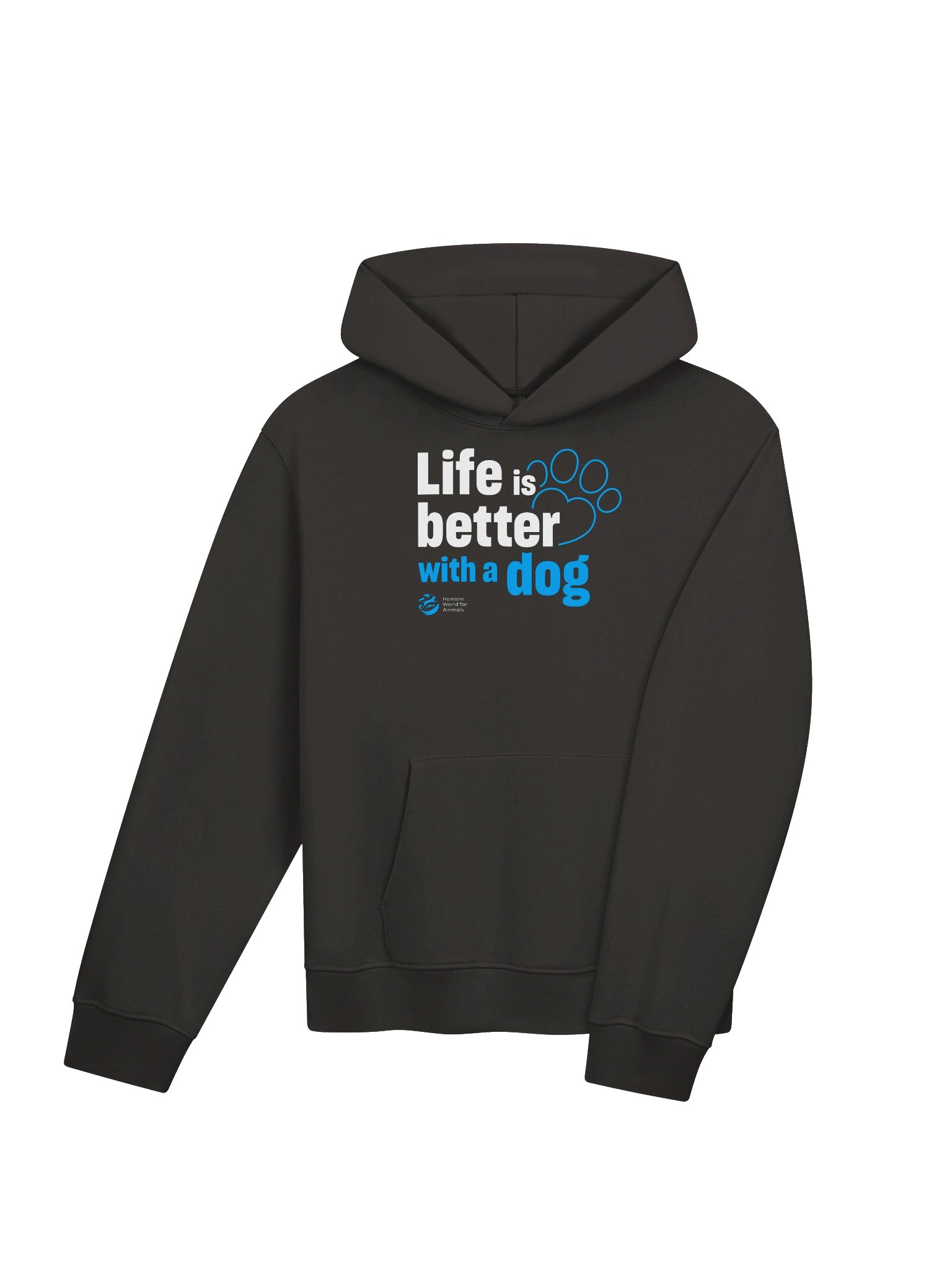 Life is better with a dog - Typographic - Hoodie product image (4)