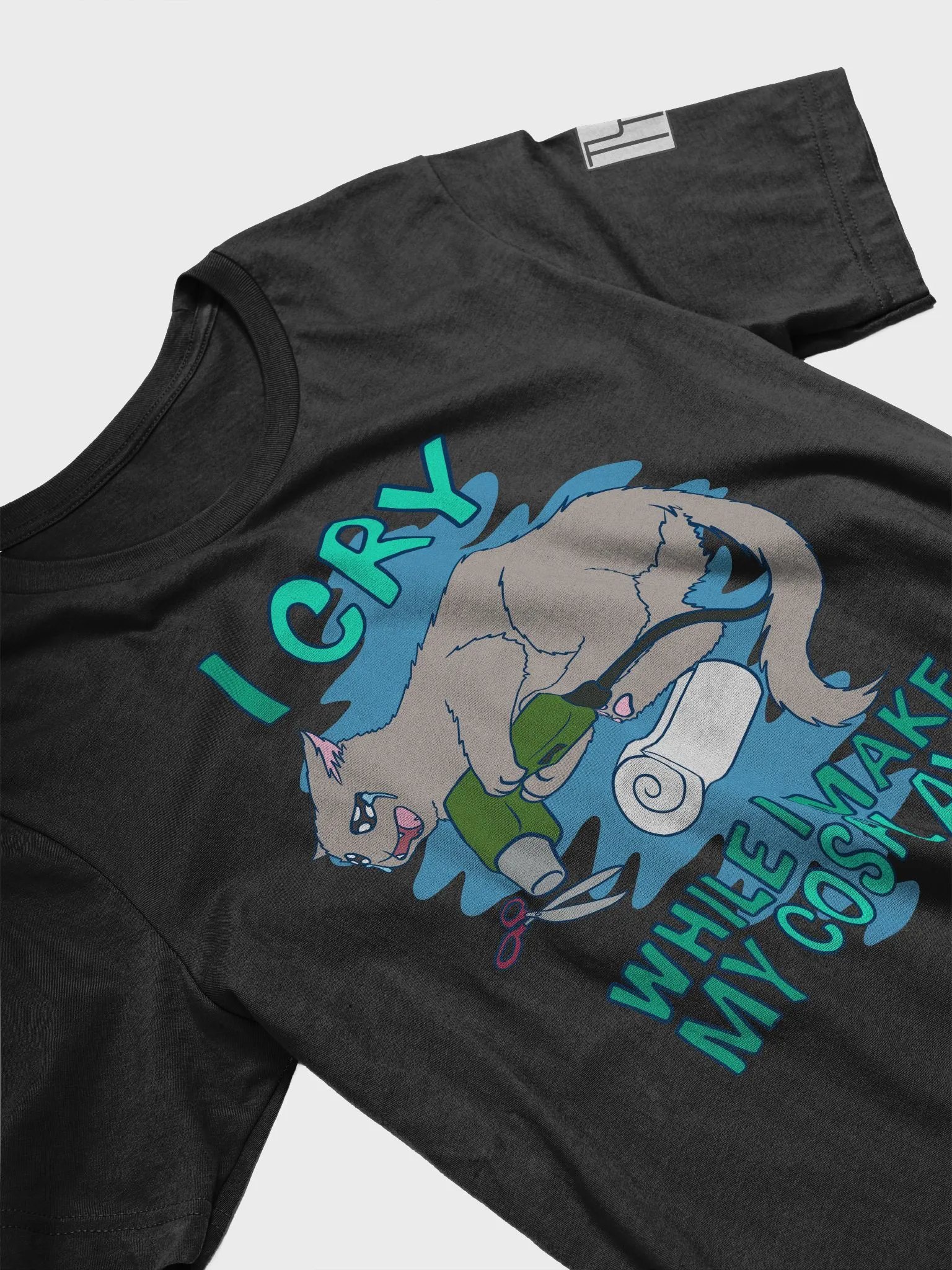 I cry while I make my cosplays Tshirt product image (3)