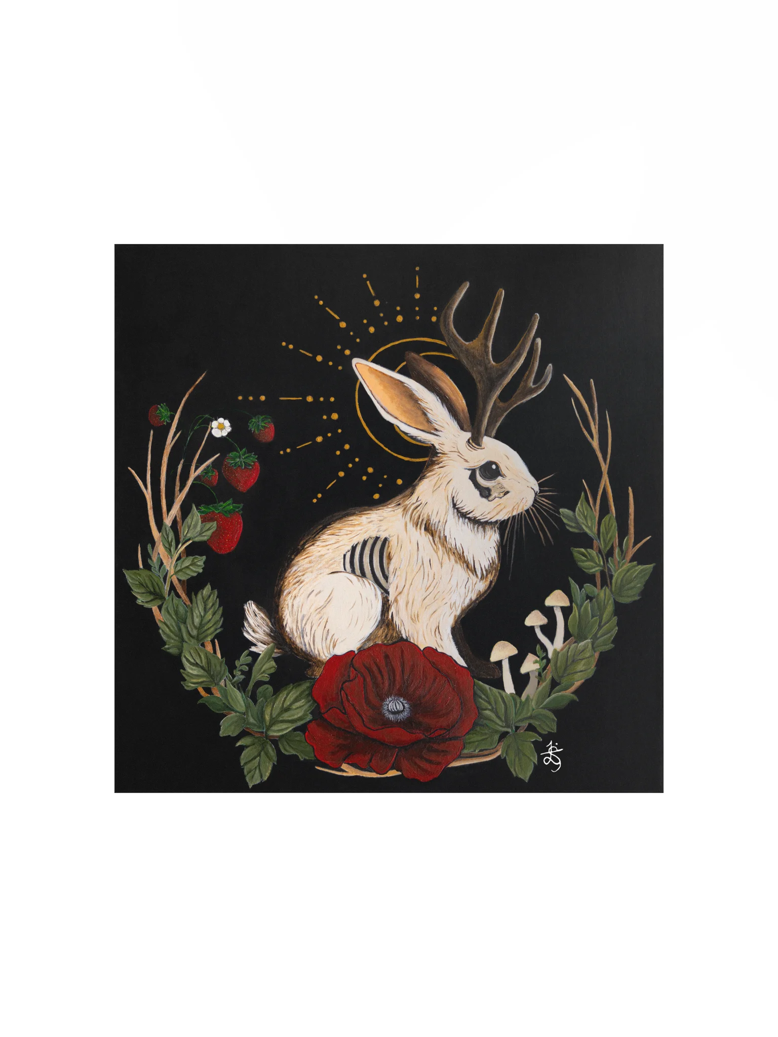 Jackalope Original Art Print product image (1)