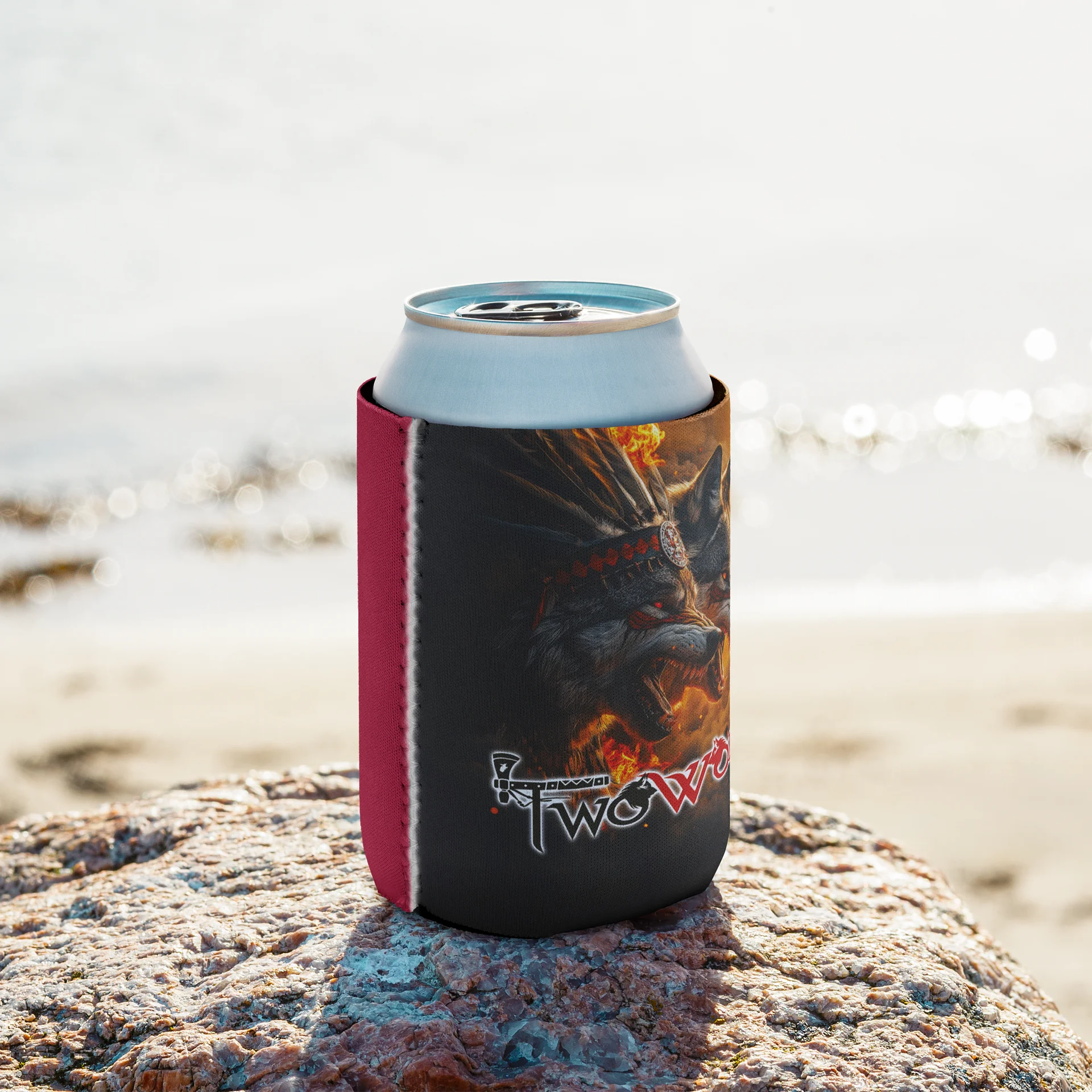 Two Wolf Coozie product image (5)