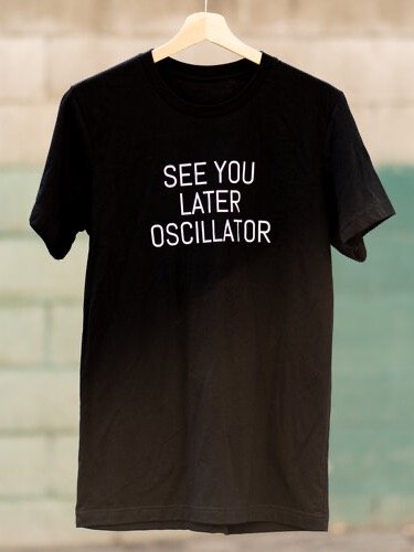 Synthesizer T-Shirt | "See You Later Oscillator" Analog Gear Tee product image (1)