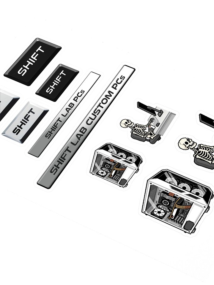 Shift B&W Sticker Sheet product image (2)