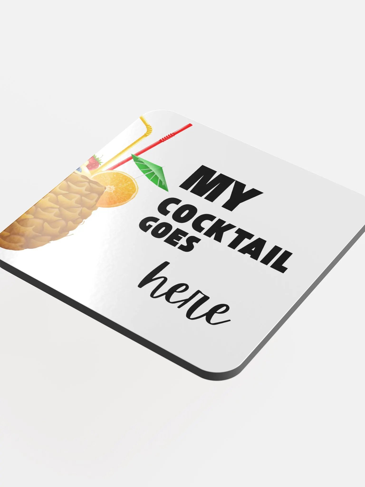 My Cocktail Goes Here Coaster Set product image (4)