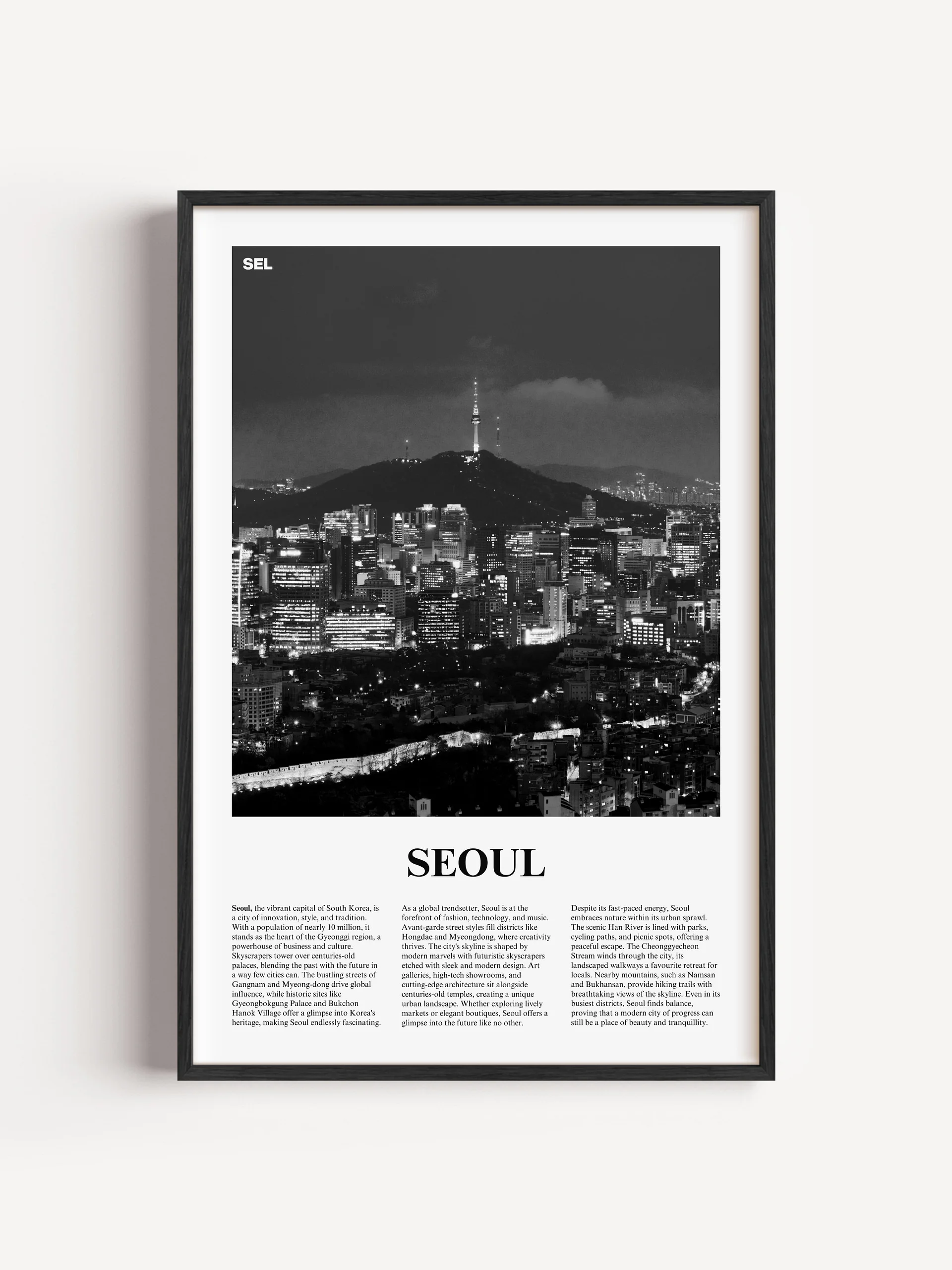 Seoul 01 Newspaper Poster product image (1)