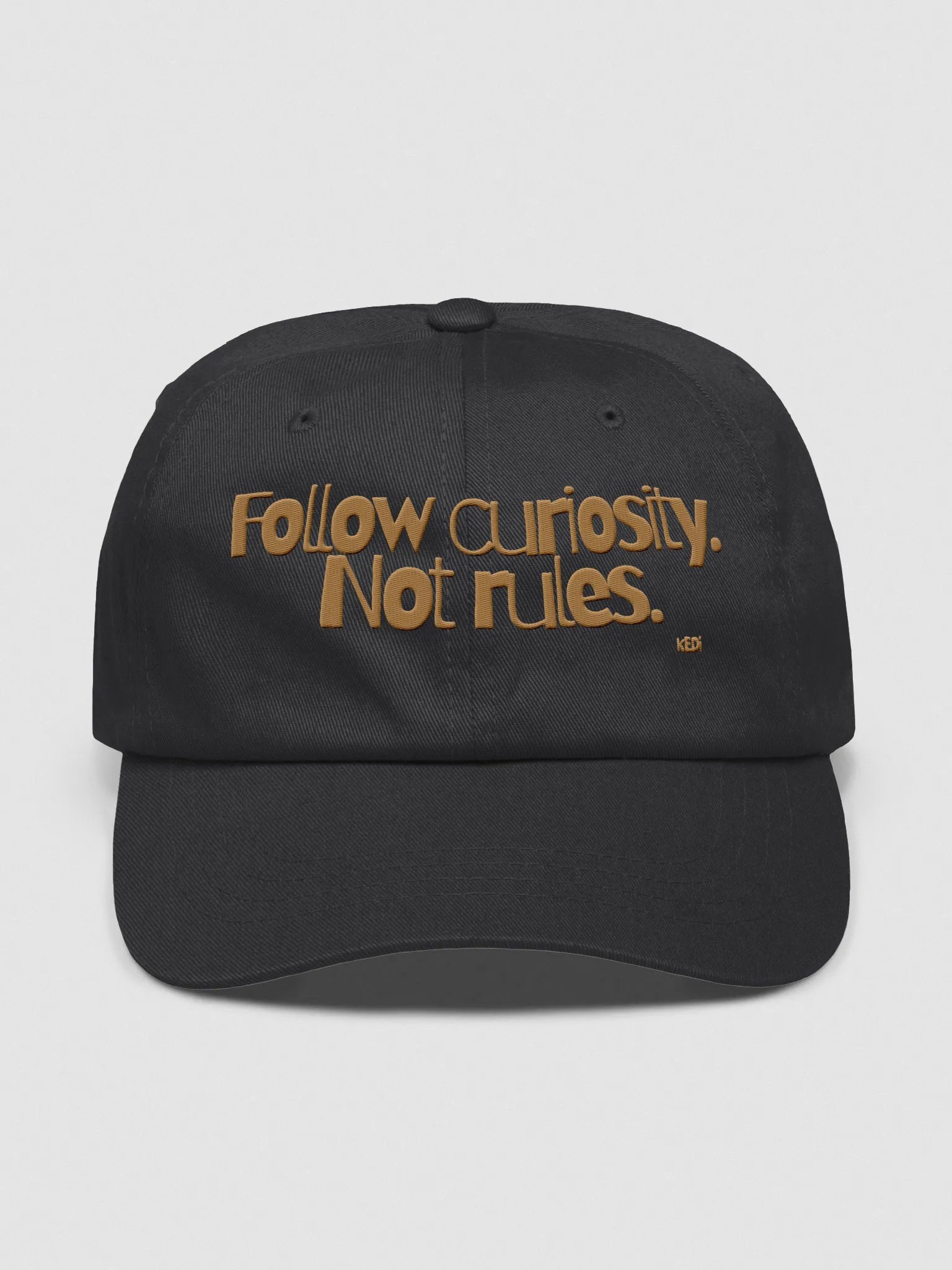 Curiosity Embroidered Classic Dad Hat product image (1)