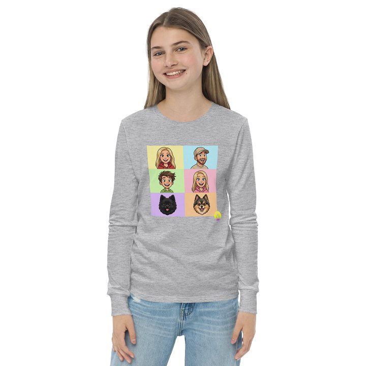 Squares My PB & J Youth Long Sleeve product image (20)