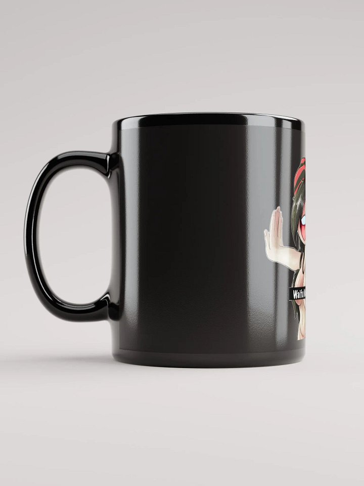 Waifu Material Mug (black) product image (2)