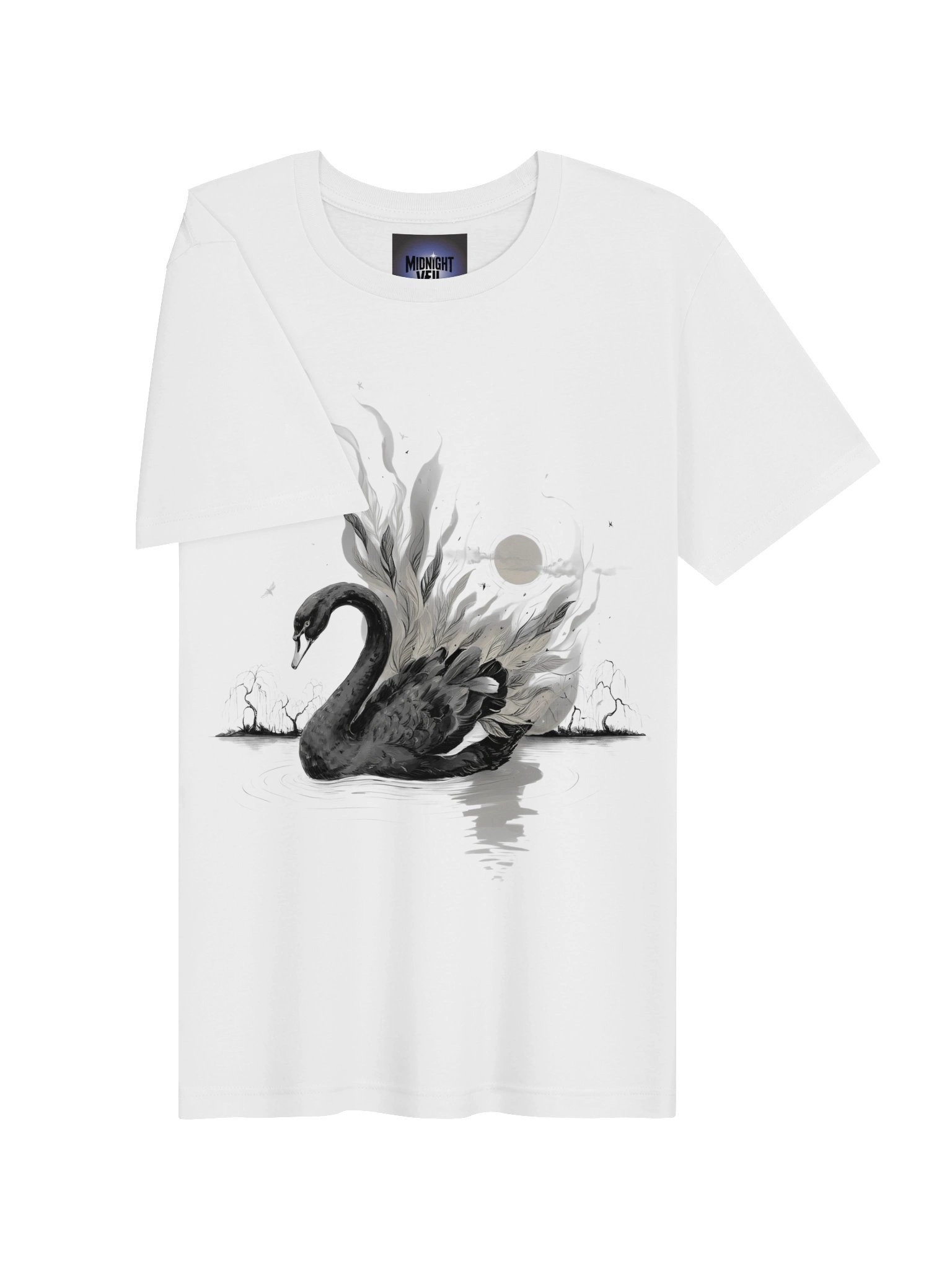 Eclipse Swan Graphic T-Shirt product image (27)
