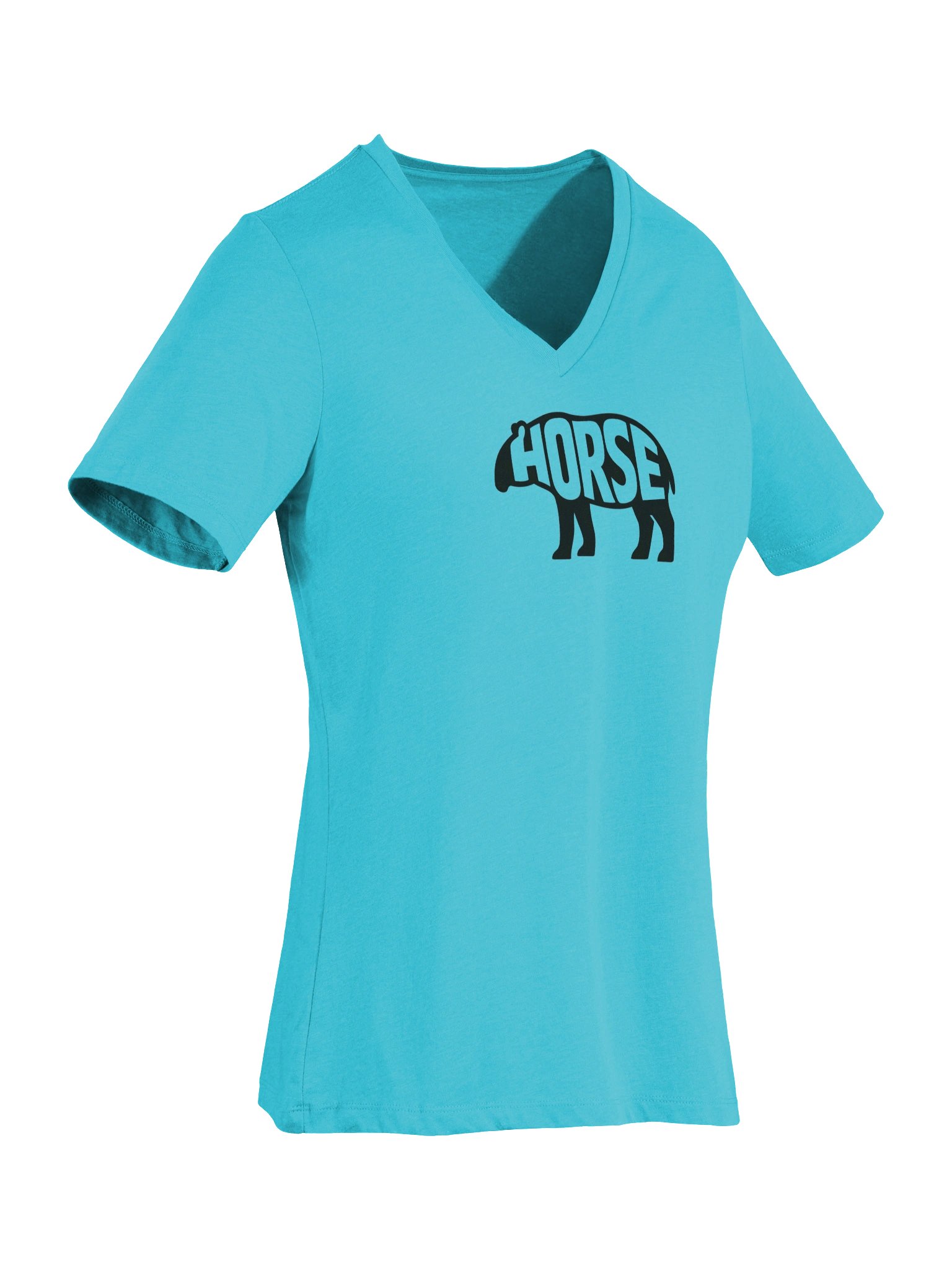 Black Tapir Women's V-Neck Horse Tee product image (7)