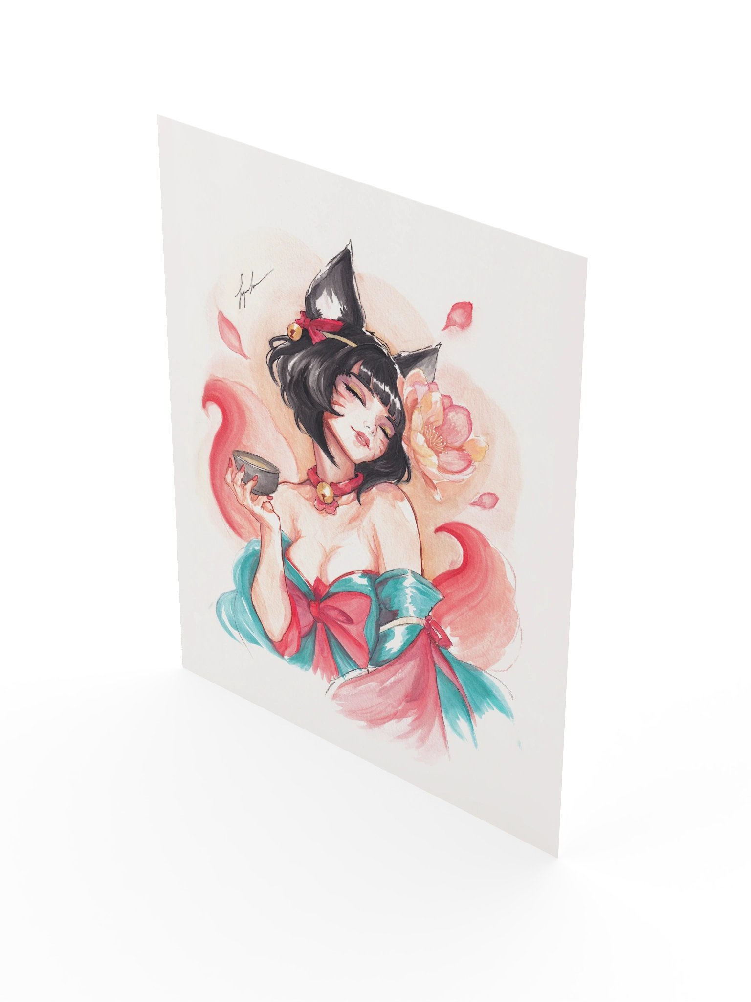Spirit Blossom Ahri Art Print product image (3)