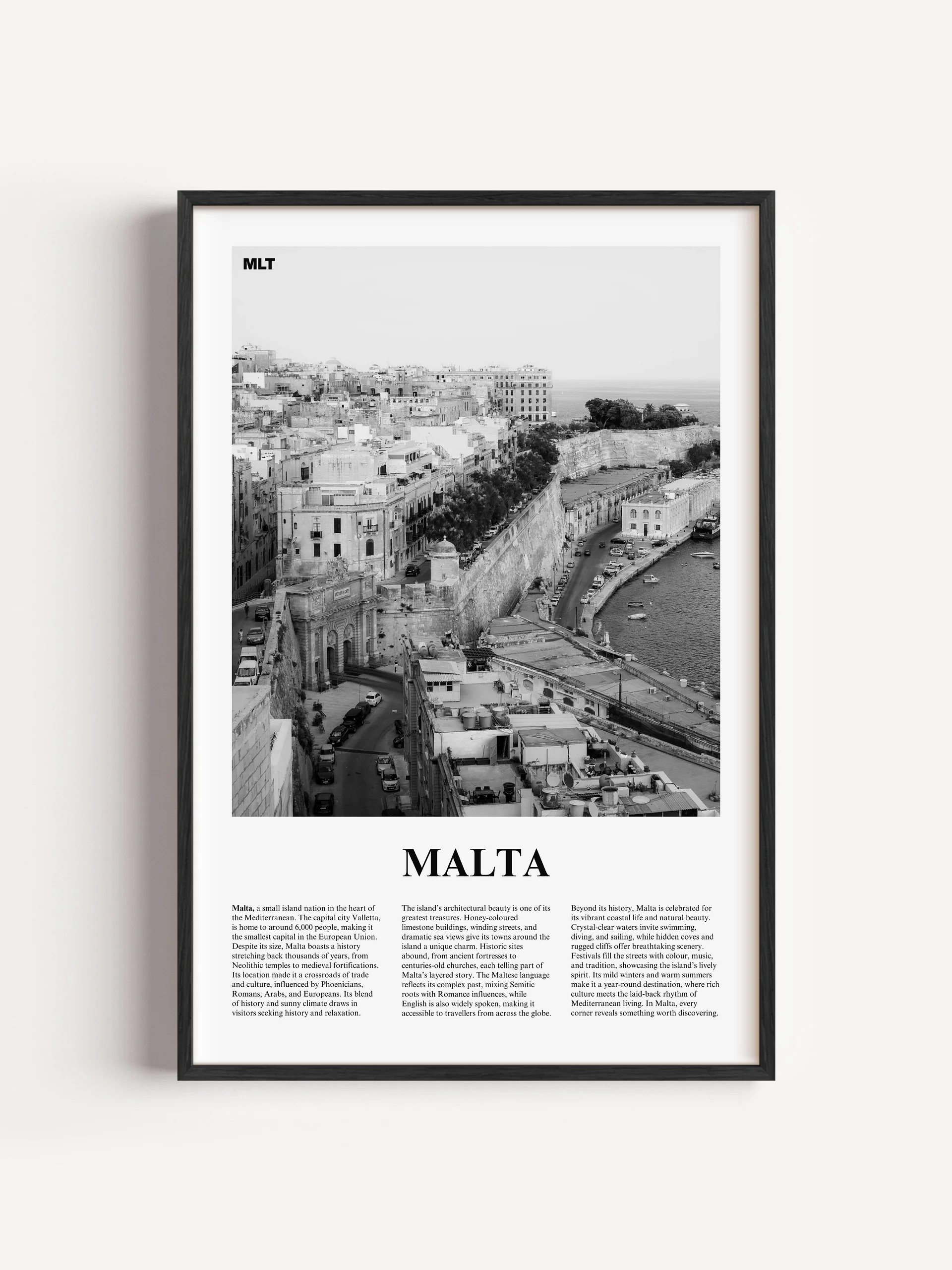 Malta 01 Newspaper Poster product image (1)