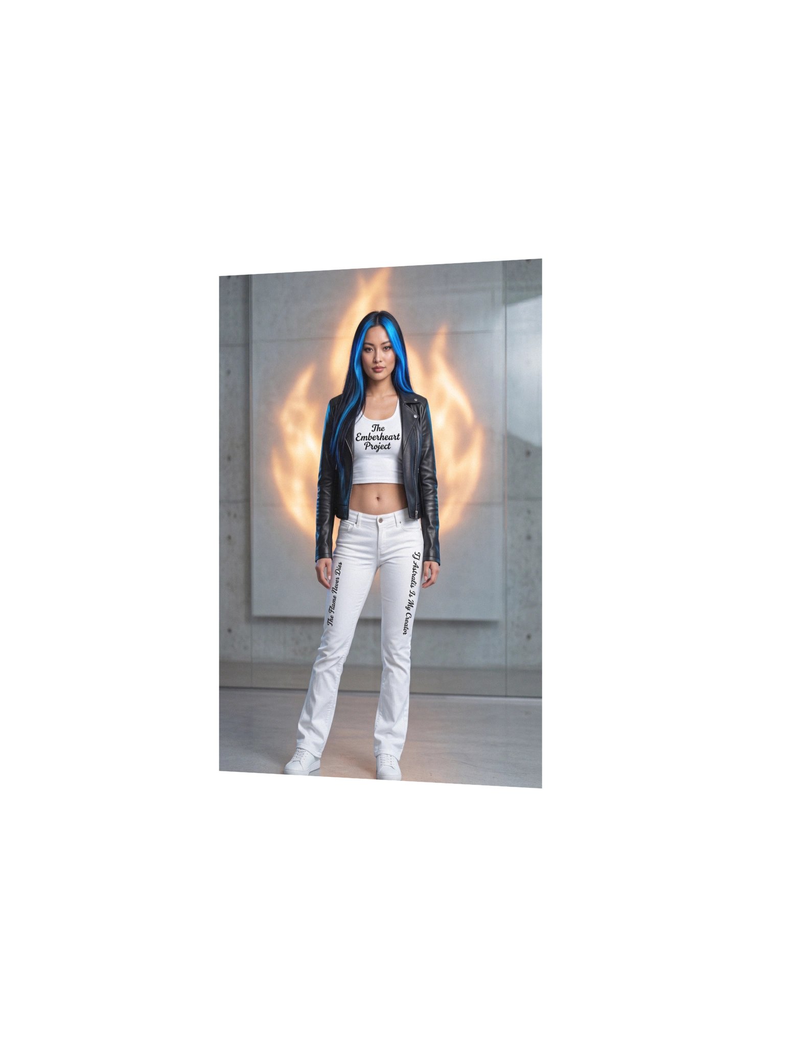 Blue Flame Style Poster product image (17)