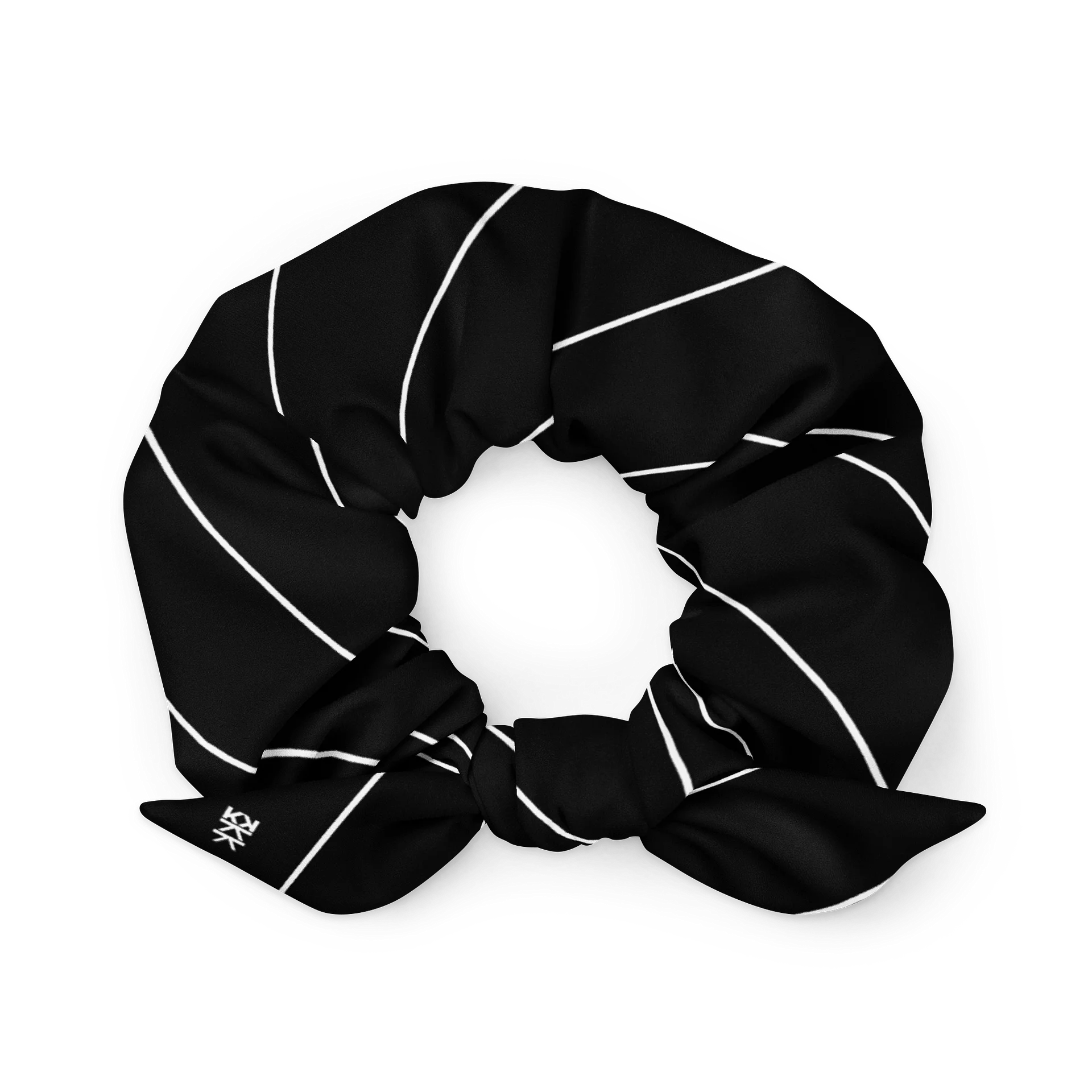 BLANKEMBER™ Abstract Curve Black Scrunchie product image (1)