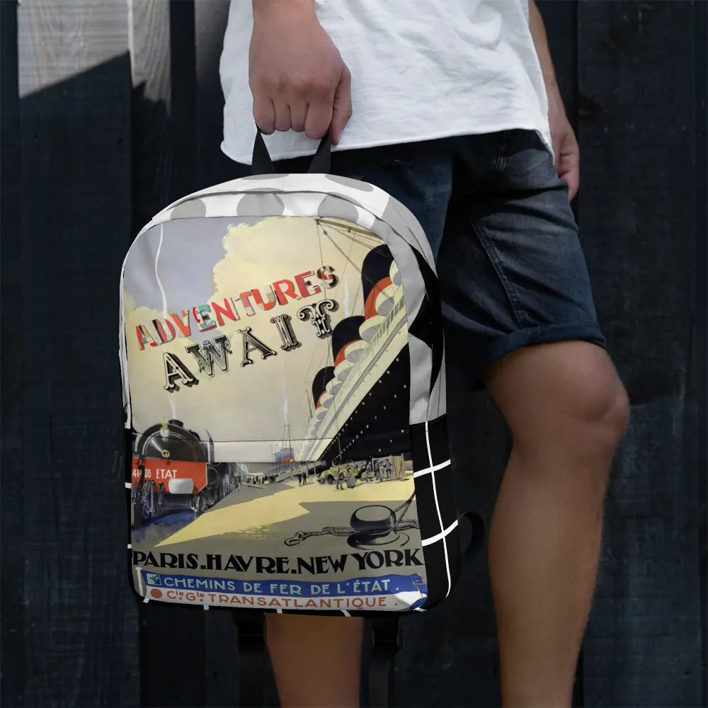 Vintage Travel Connections Backpack product image (7)