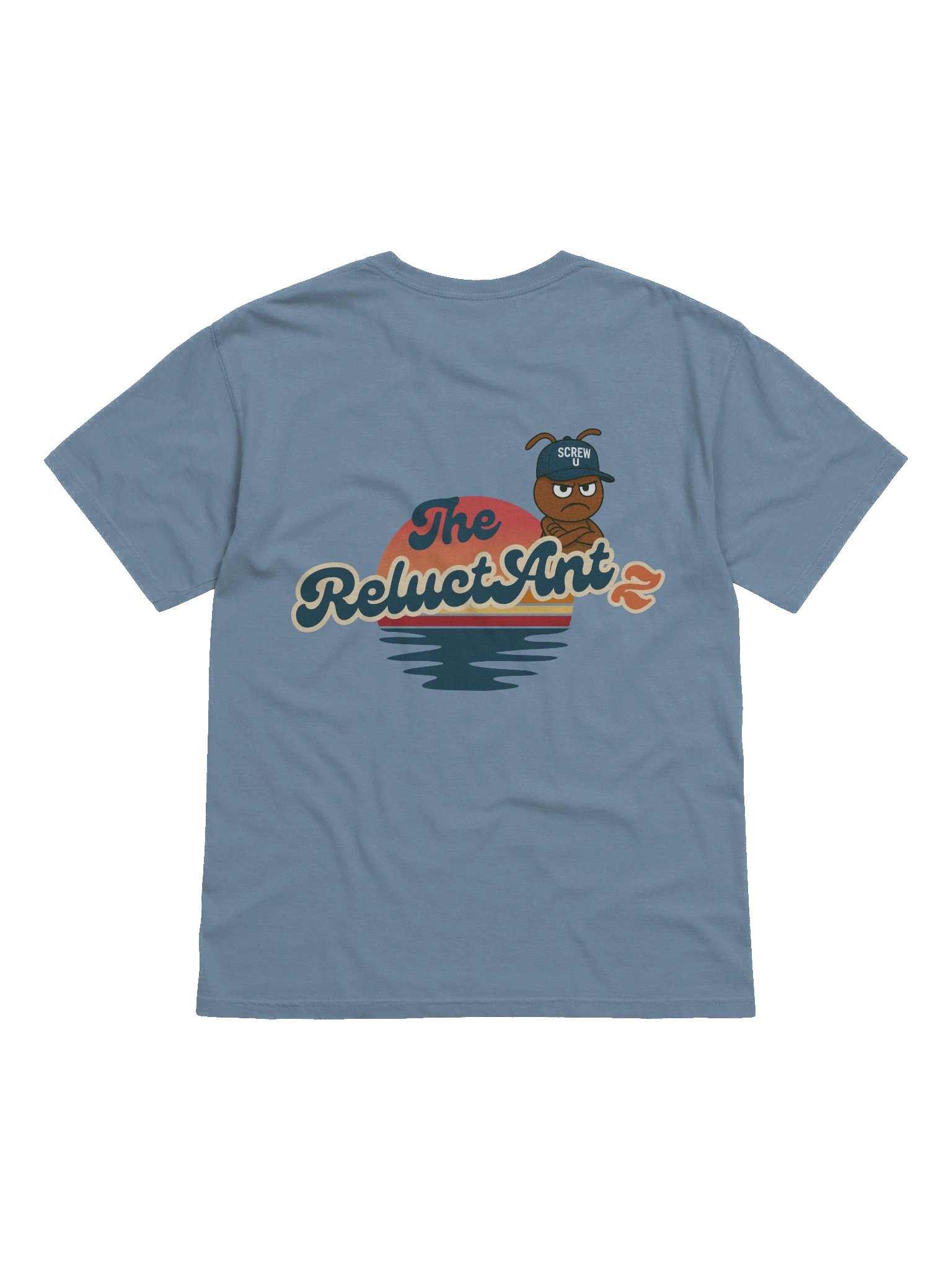 Screw U T-Shirt by The ReluctAntz - Ice Blue product image (3)