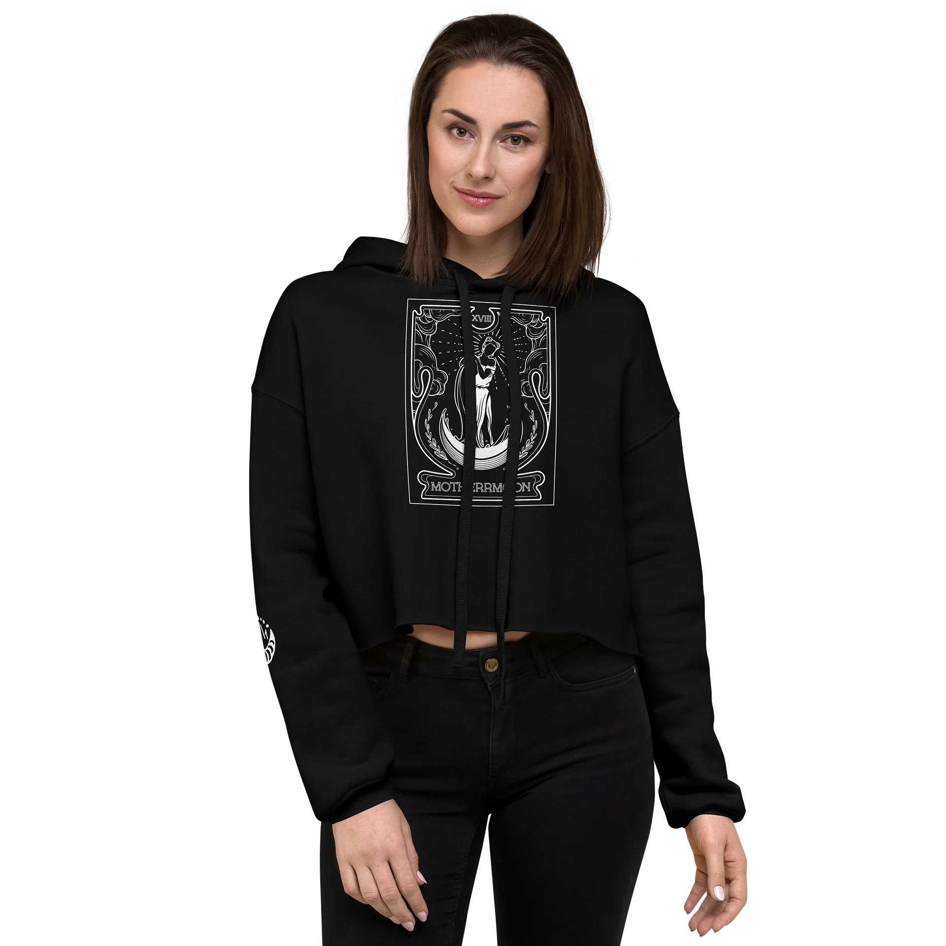 MM 𝖙𝖆𝖗𝖔𝖙 crop hoodie product image (2)