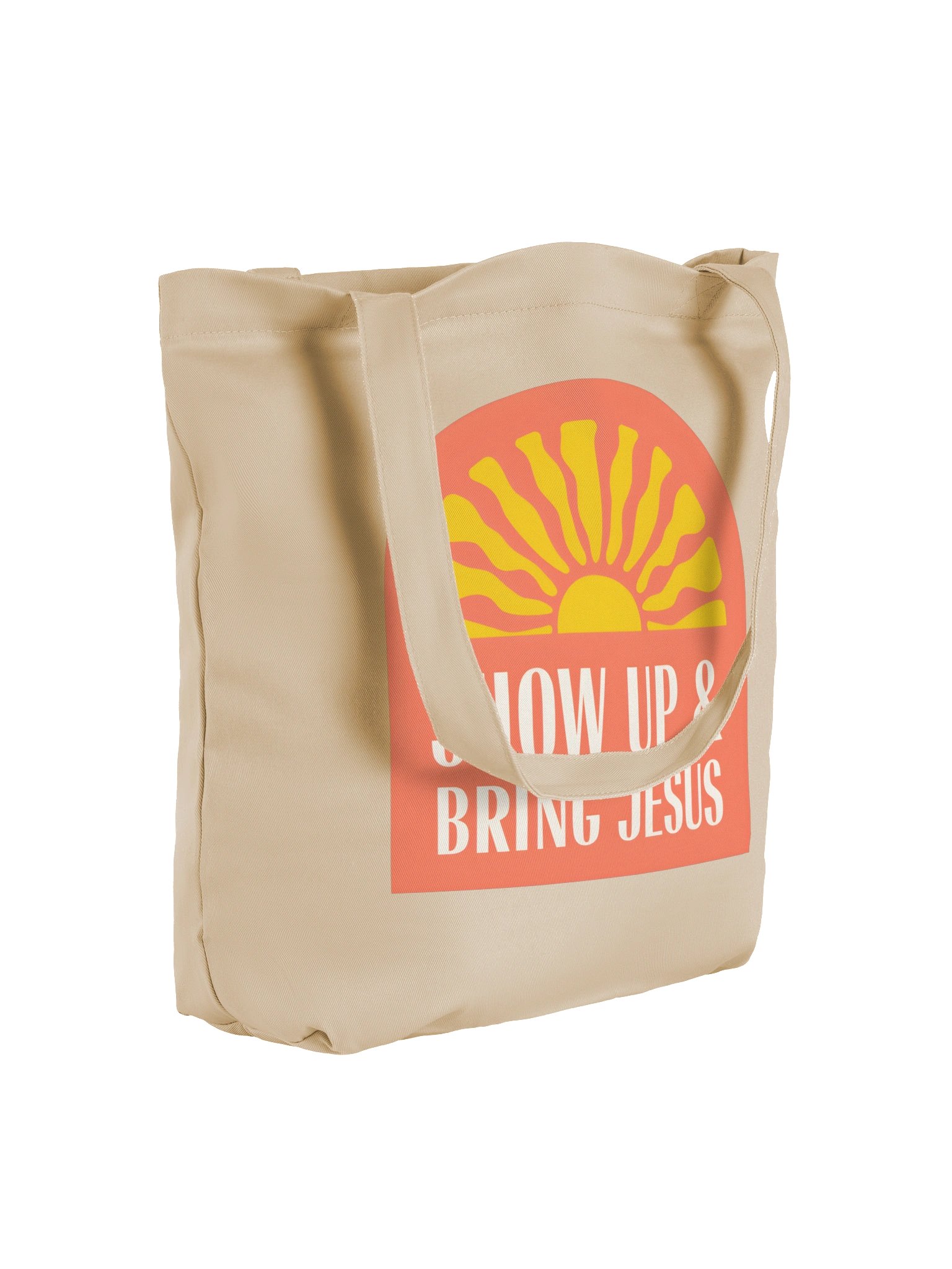 Show Up & Bring Jesus Tote Bag product image (4)