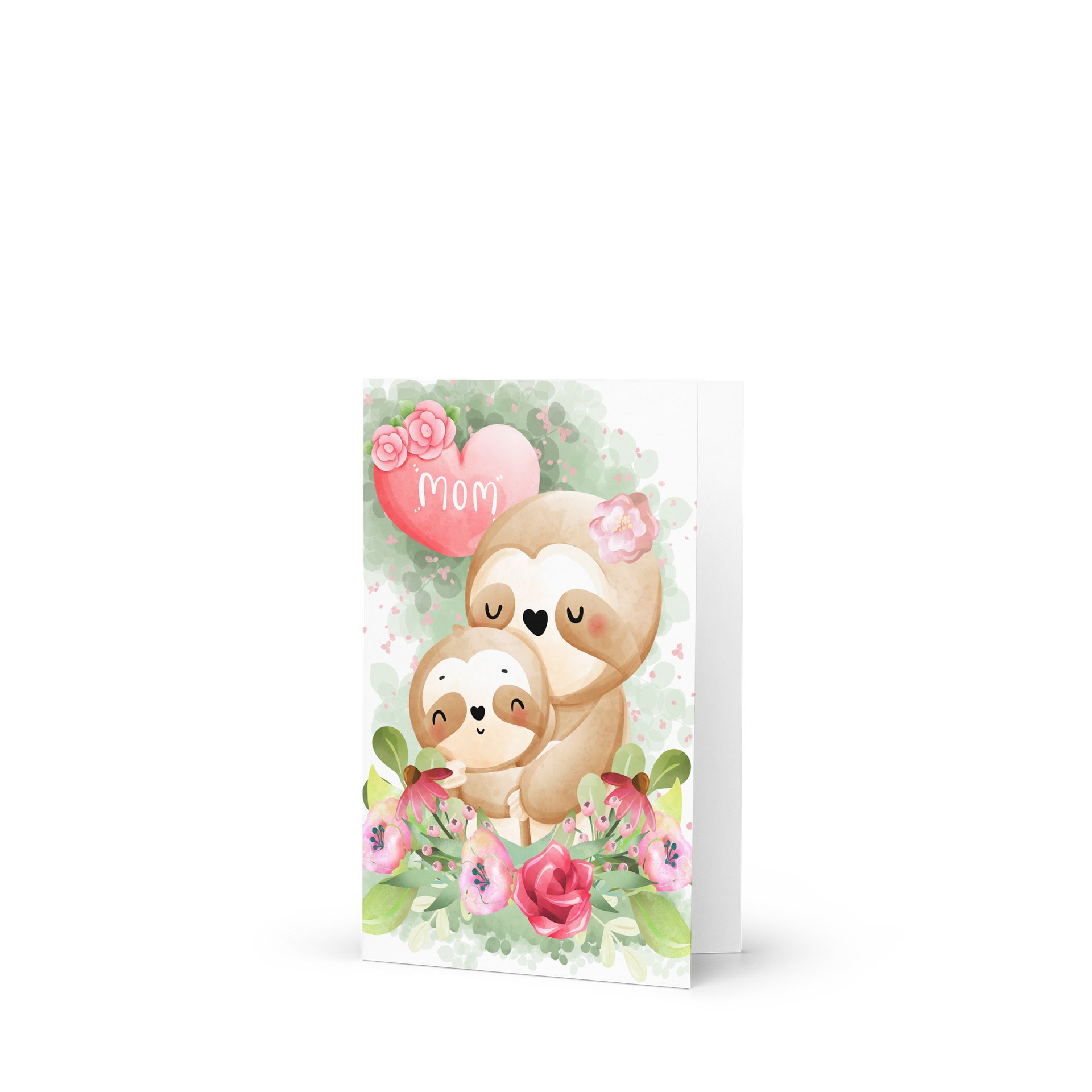 Mom Cute Sloth Card product image (2)