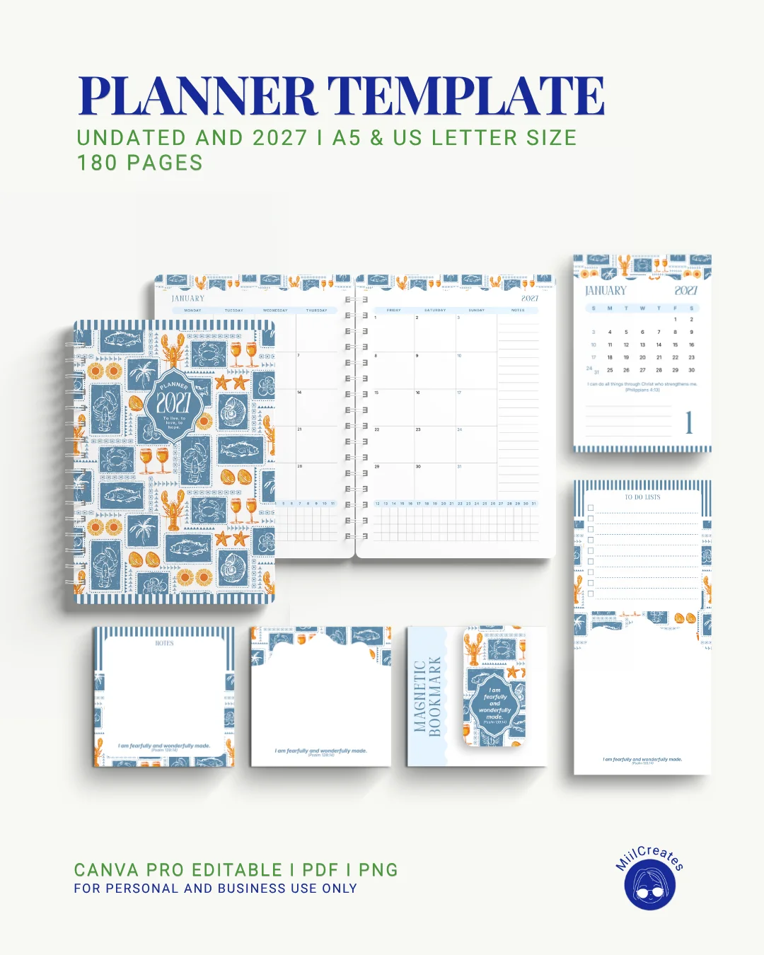 2027 & Undated Planner Template (Bundle) product image (9)