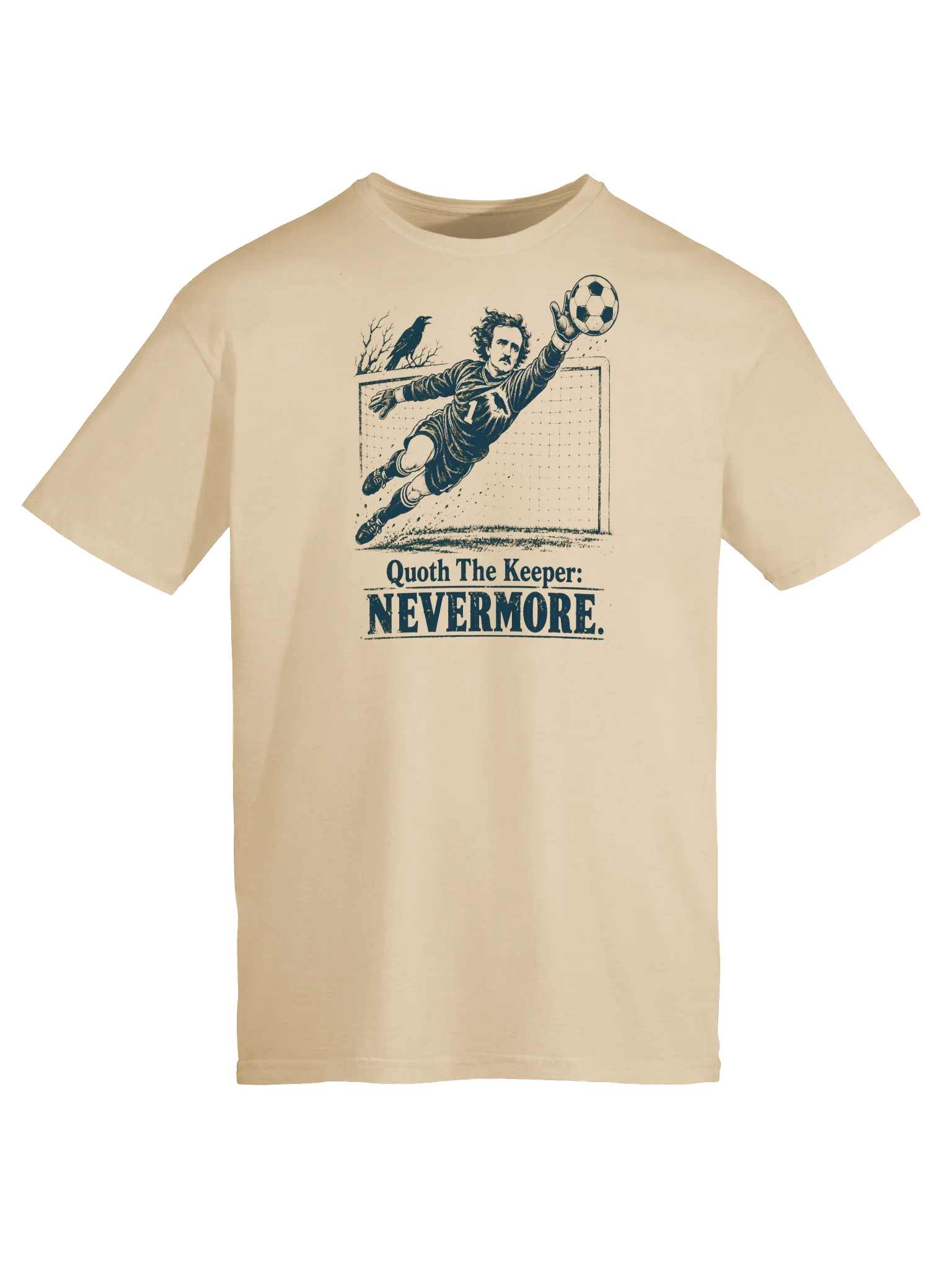 Quoth The Keeper: Nevermore Soccer Tee product image (5)