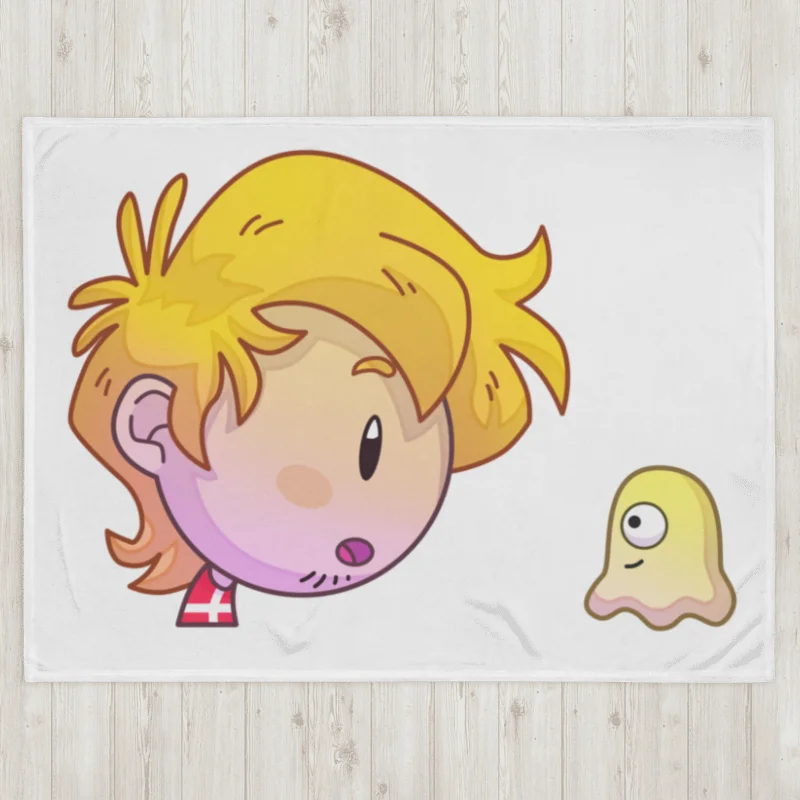 Denmark and Beer Ghost Throw Blanket product image (16)