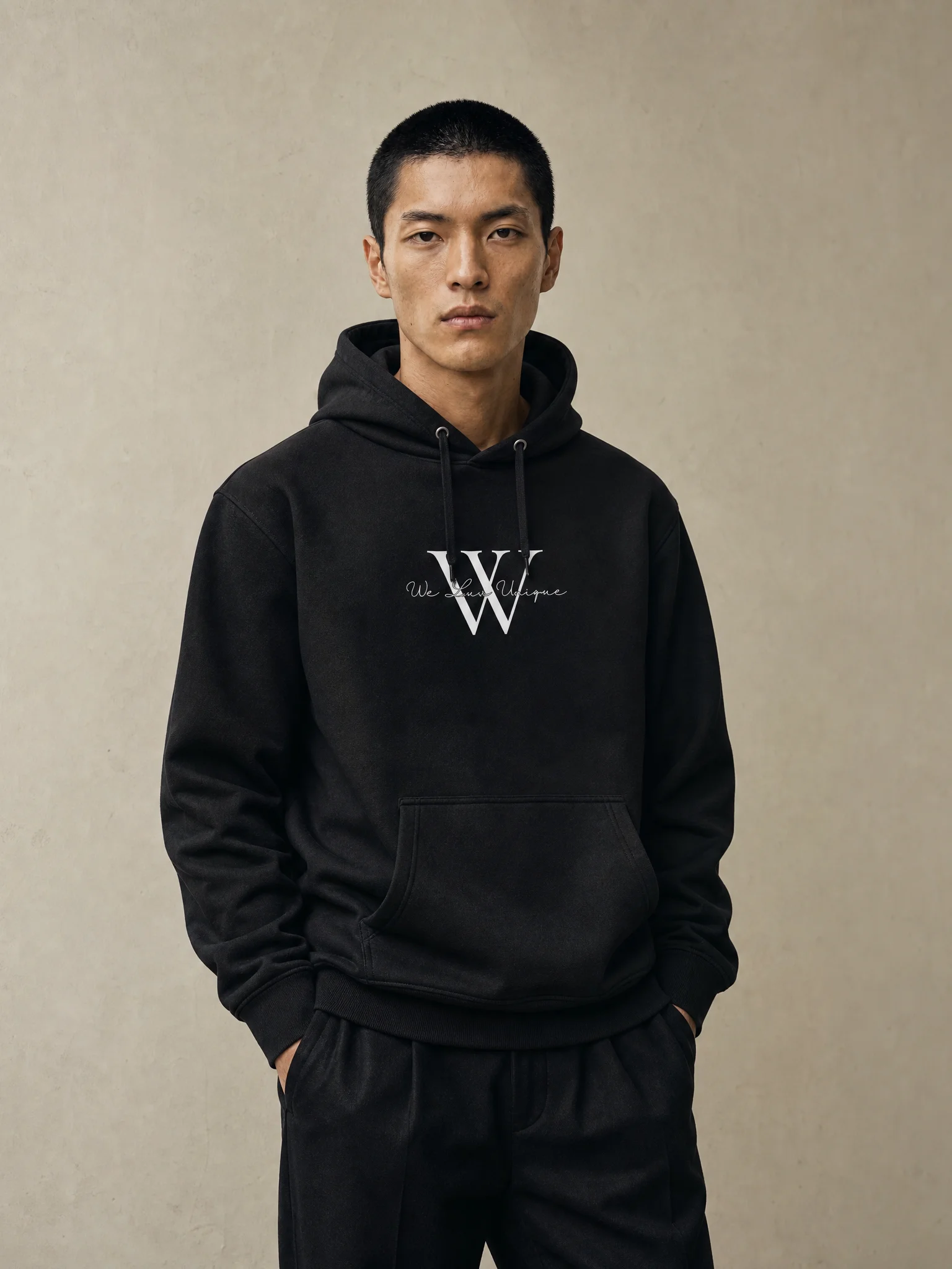 WLU Logo on Chest (white) product image (2)