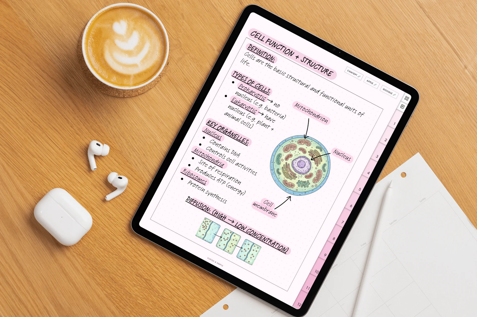 Smart Digital Notebook - Pastel Pink product image (10)
