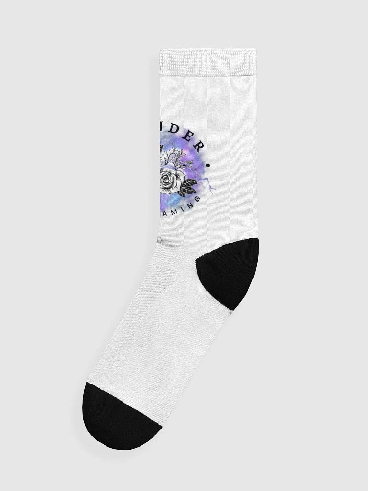 ThunderRoseGAMING Electric Bloom Crew Socks product image (1)