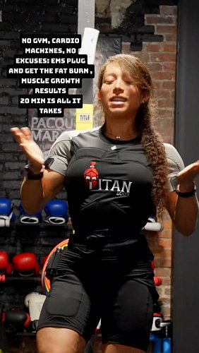 No Gym, Cardio Machines, No Excuses: EMS plug and get the fat burn , muscle growth results
20 min is all it takes

https://ti...