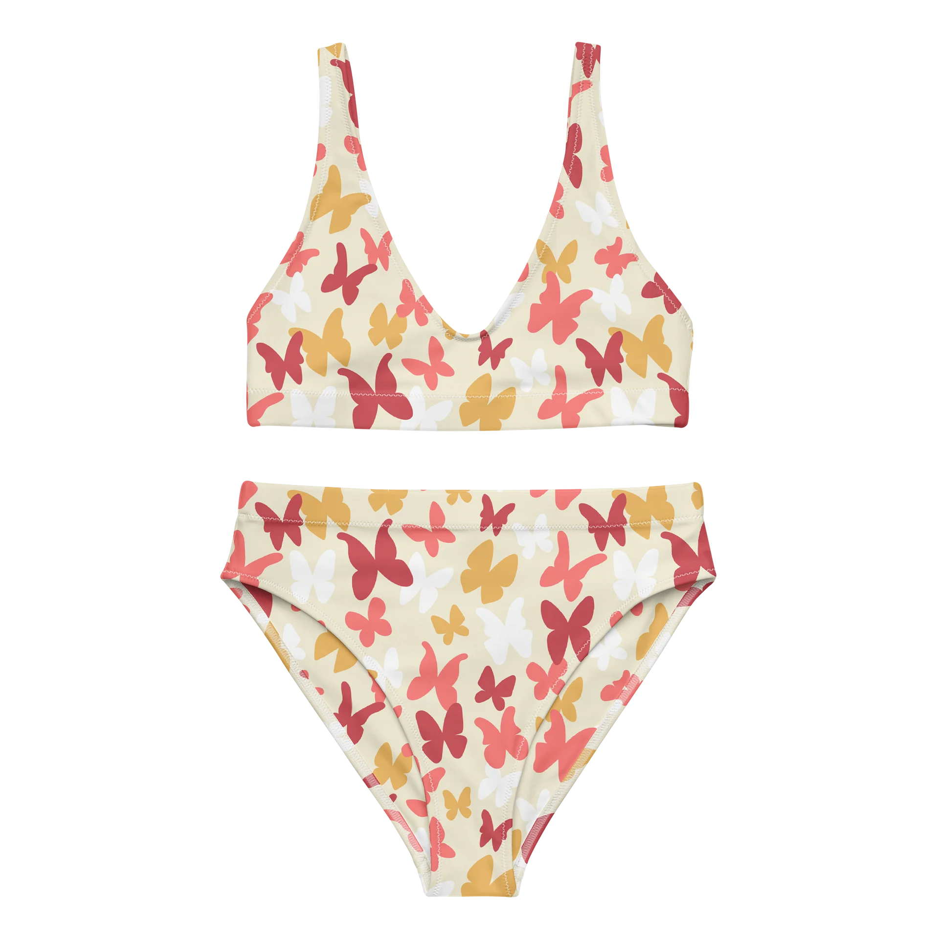 Butterfly Bloom High-Waisted Bikini product image (4)