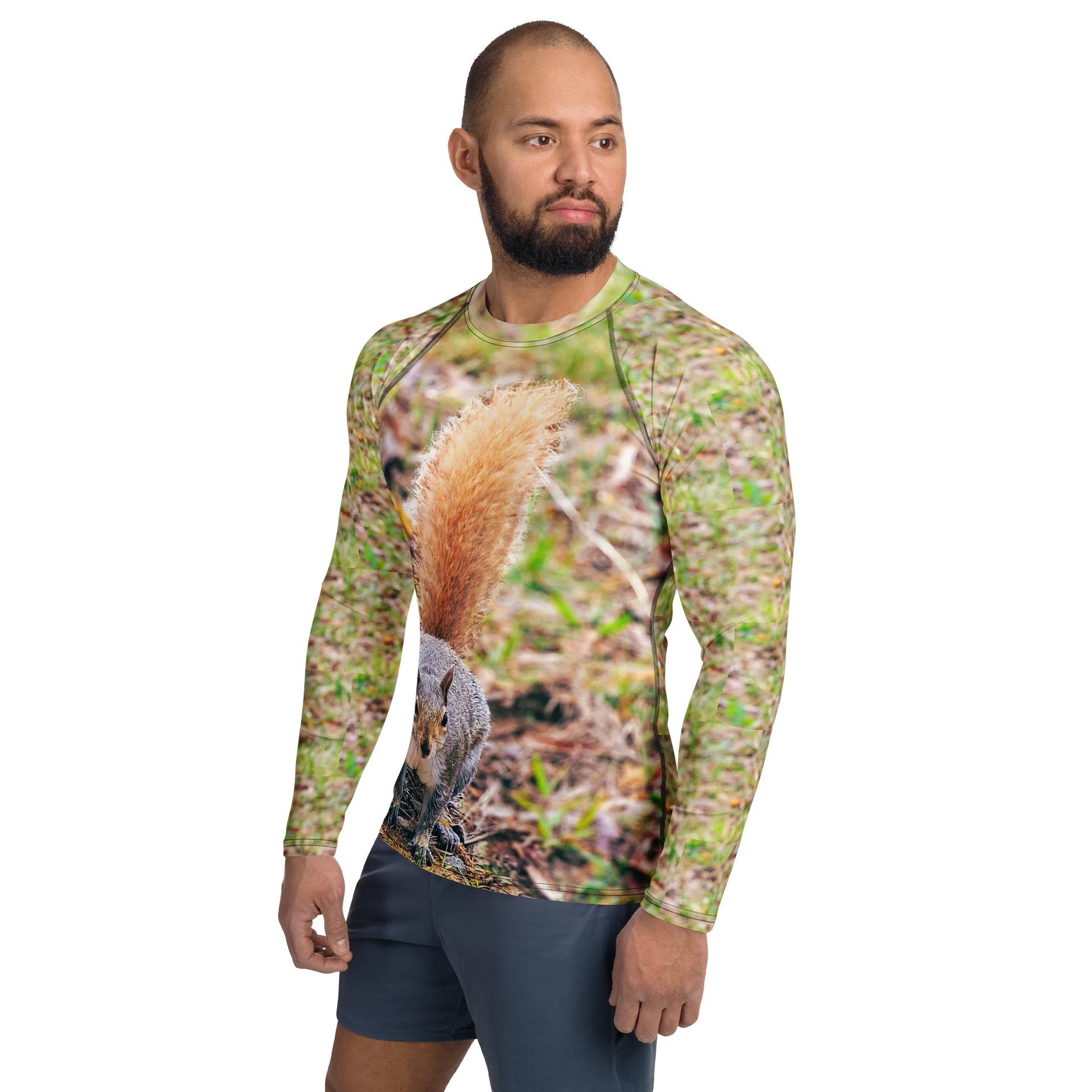 Blonde Tail Squirrel Rash Guard product image (3)