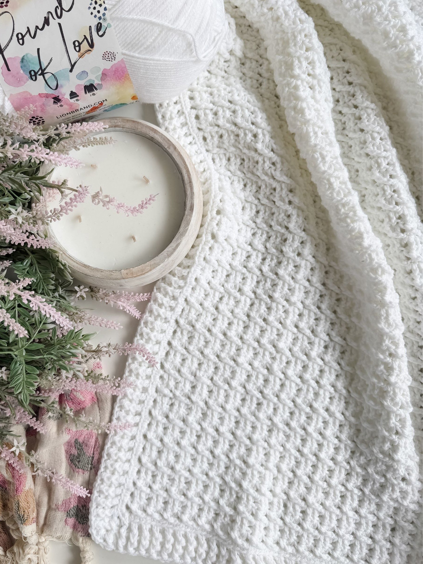 Honey Weave Throw Crochet Pattern product image (9)