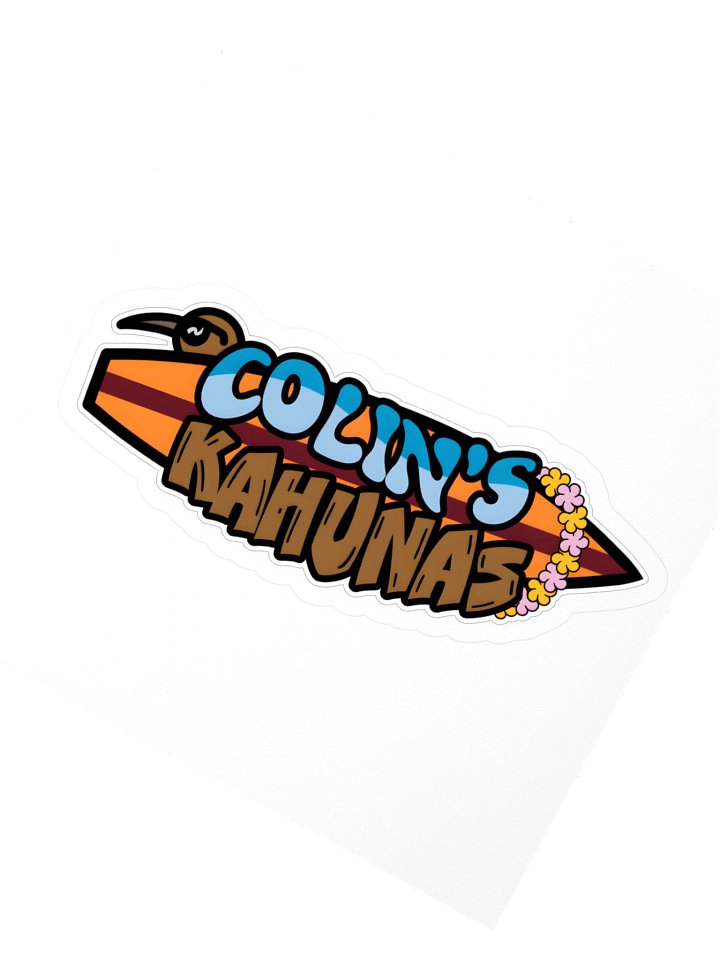 Colin's Kahunas Wide Logo Sticker product image (2)