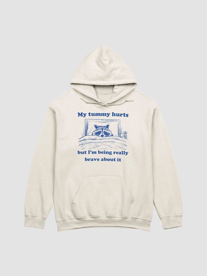 My tummy hurts raccoon Hoodie product image (1)