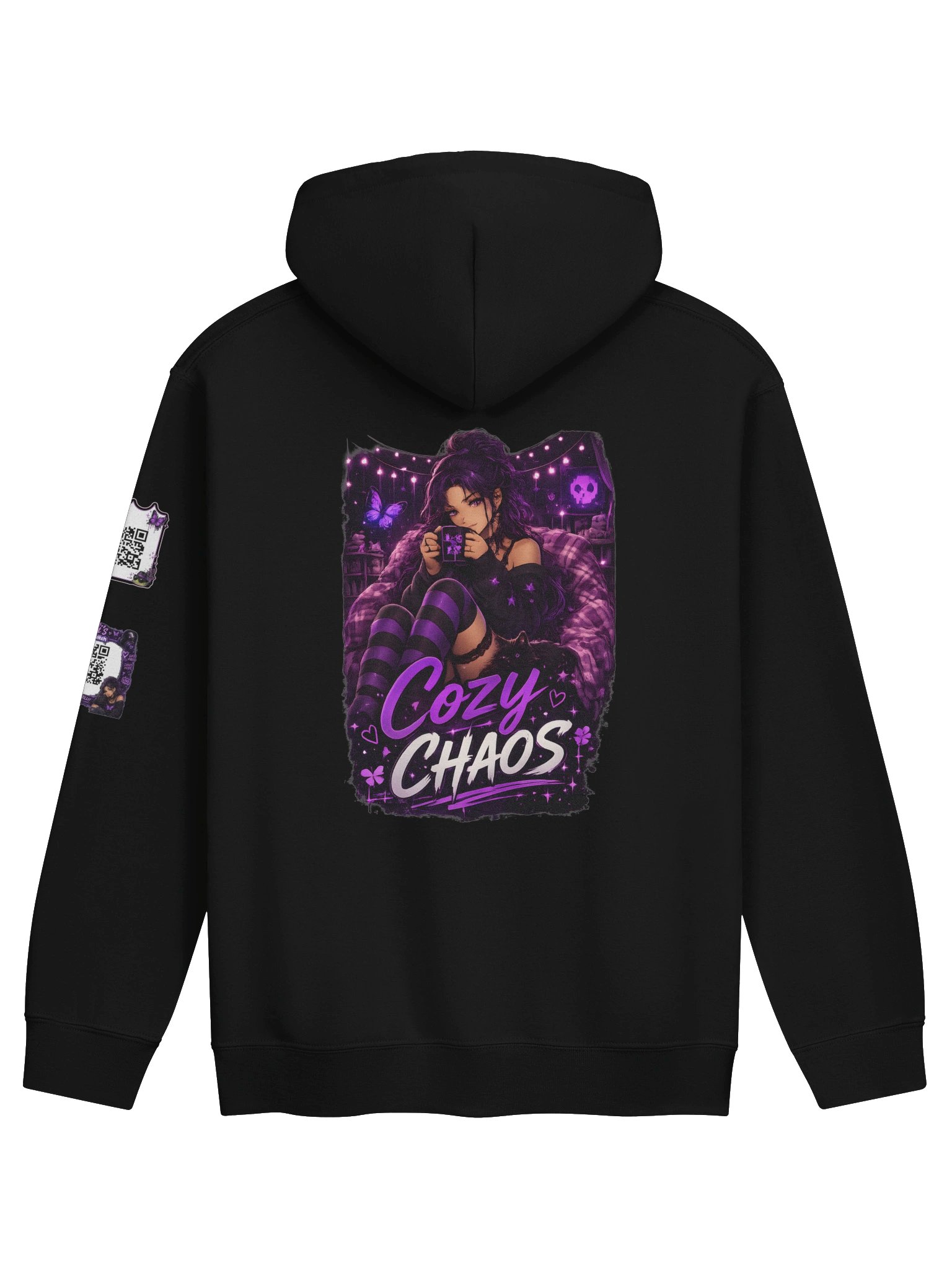 Cozy Chaos Hoodie w/QR product image (1)