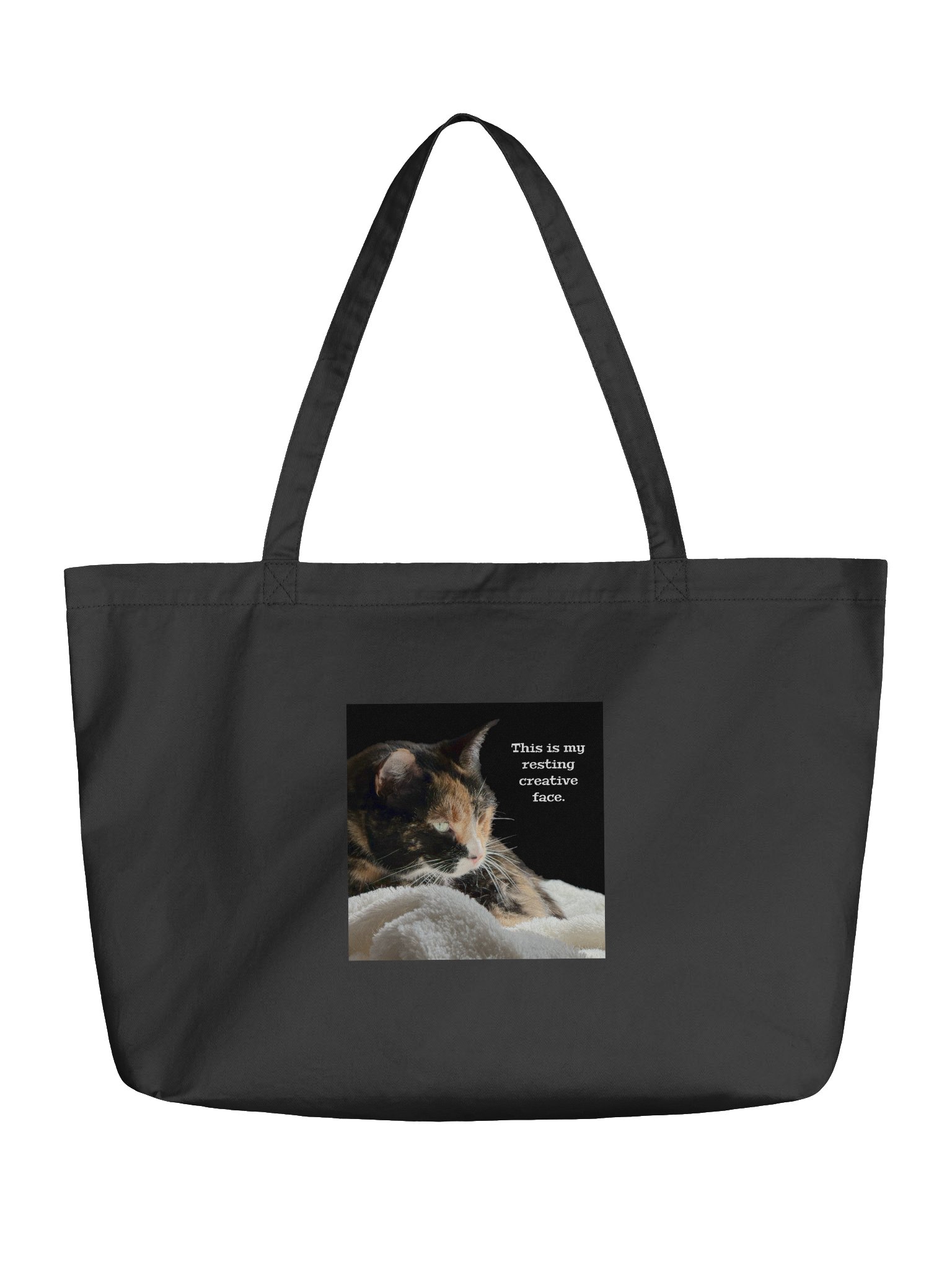 This is my resting creative face. Tote product image (1)