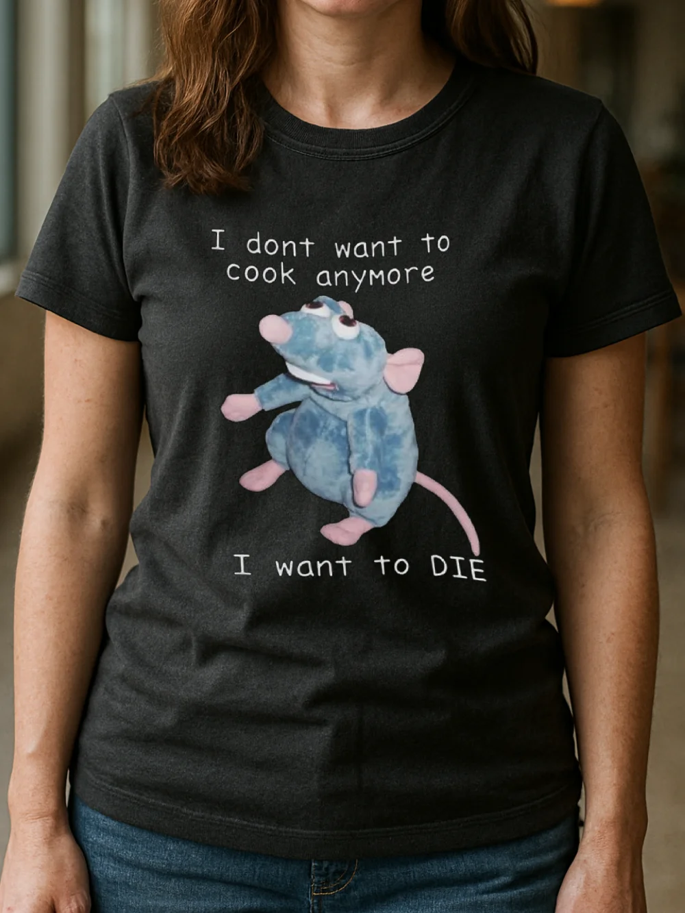 I Don't Want To Cook Anymore I Want To Die Shirt product image (3)