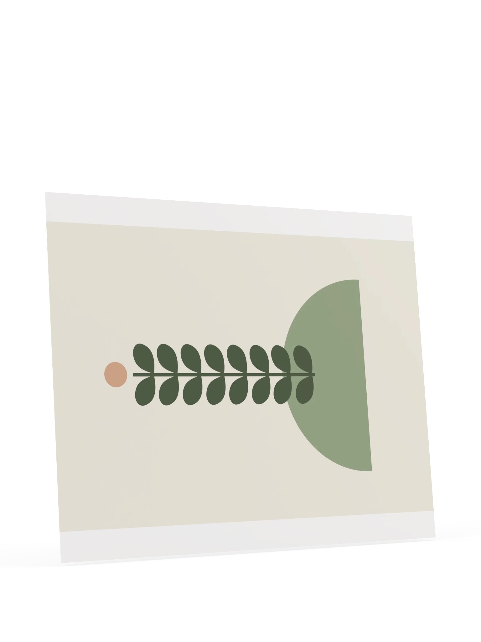 Minimalist Plant Stem Print | Sage Bathroom Wall Art product image (11)