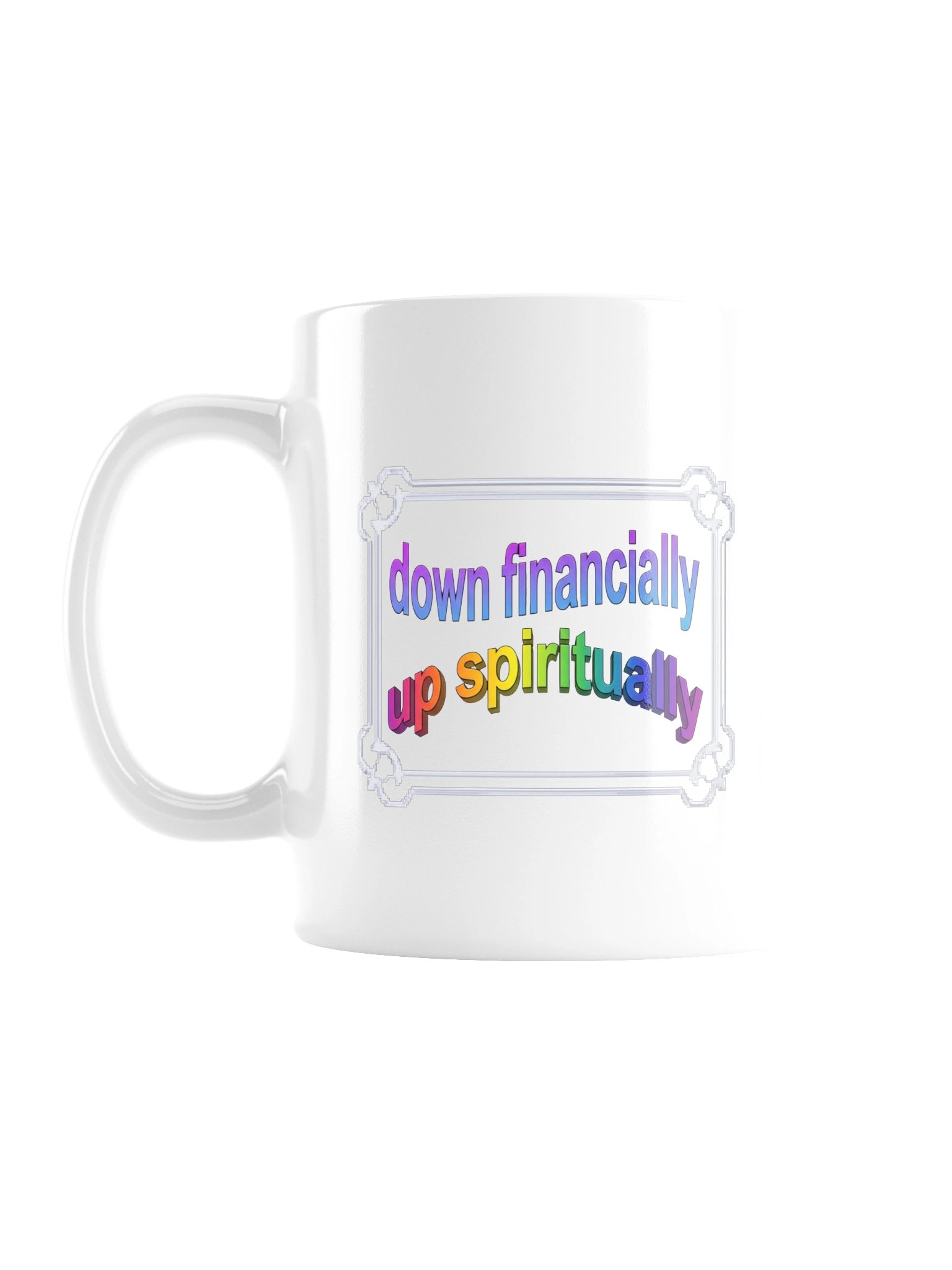 Down Financially Mug product image (1)
