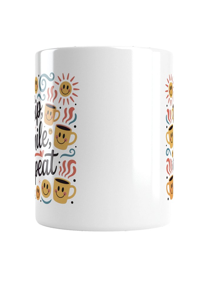 Sip Smile Repeat Coffee Mug – Fun Positive Lifestyle Gift product image (2)