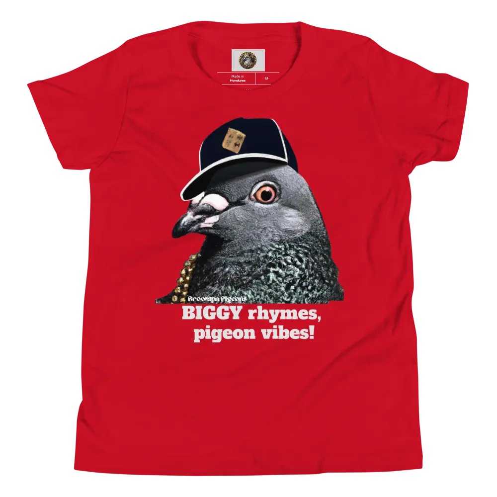 BIGGY rhymes youth T-Shirt (red) product image (4)