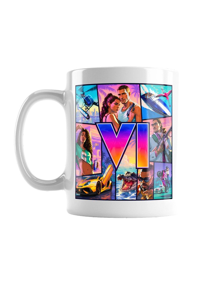 Neon Vice-Inspired Retro Mug product image (1)
