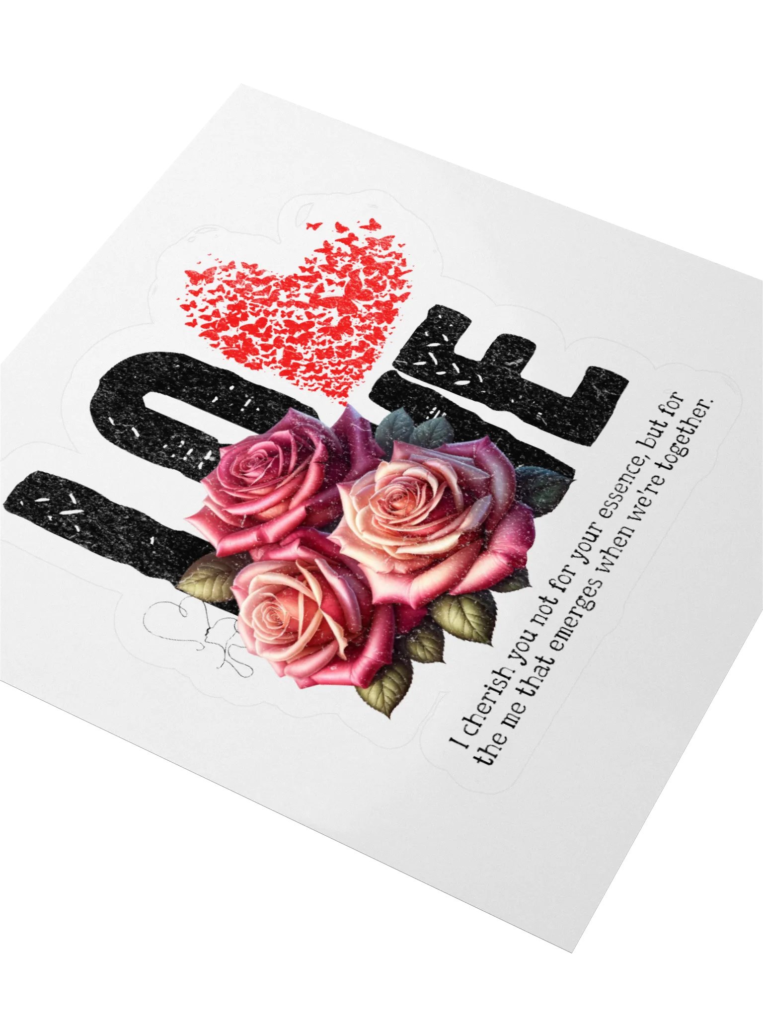 Love & Roses Kiss Cut Stickers product image (3)
