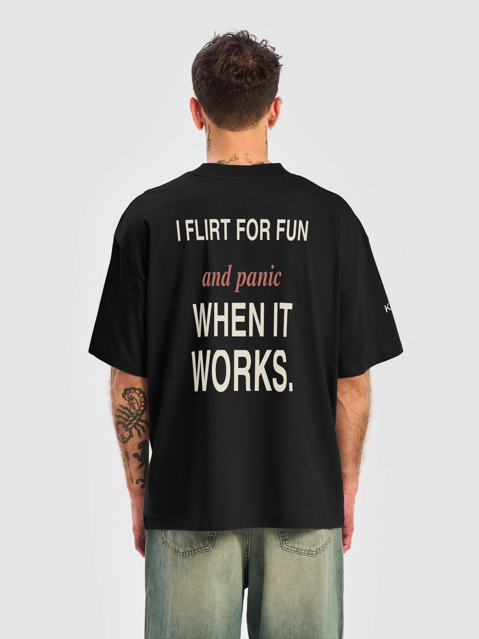 I Flirt for Fun — Oversized Tee product image (6)